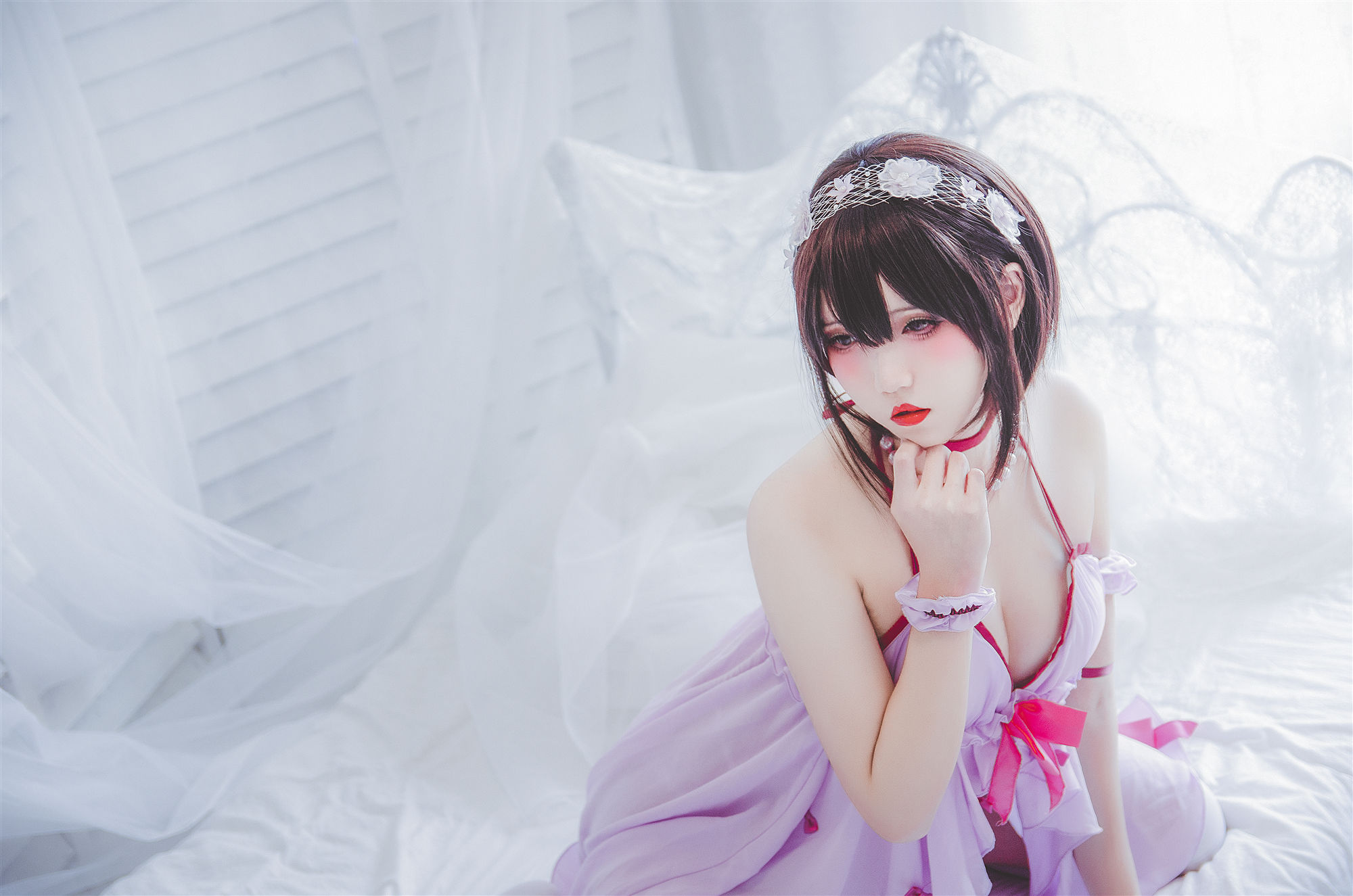 鬼马少女 阿薰kaOri - 加藤惠睡衣  第16张