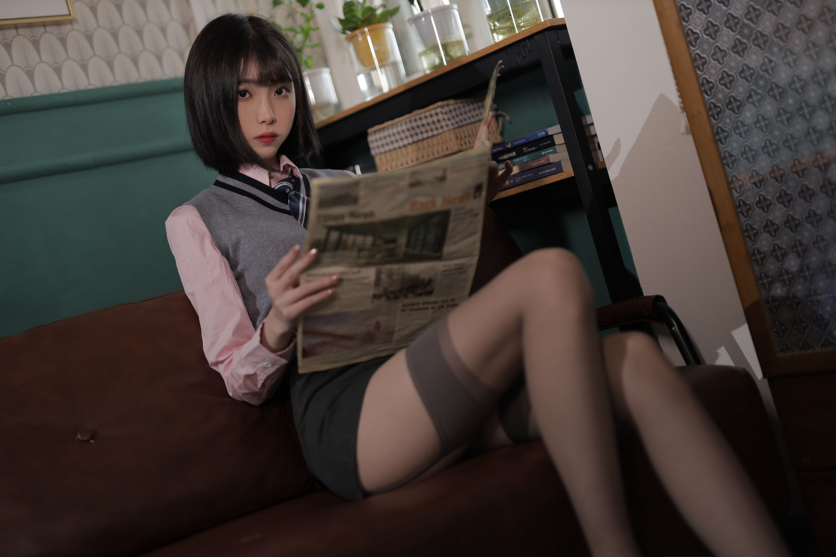 许岚 - 韩系制服  第4张