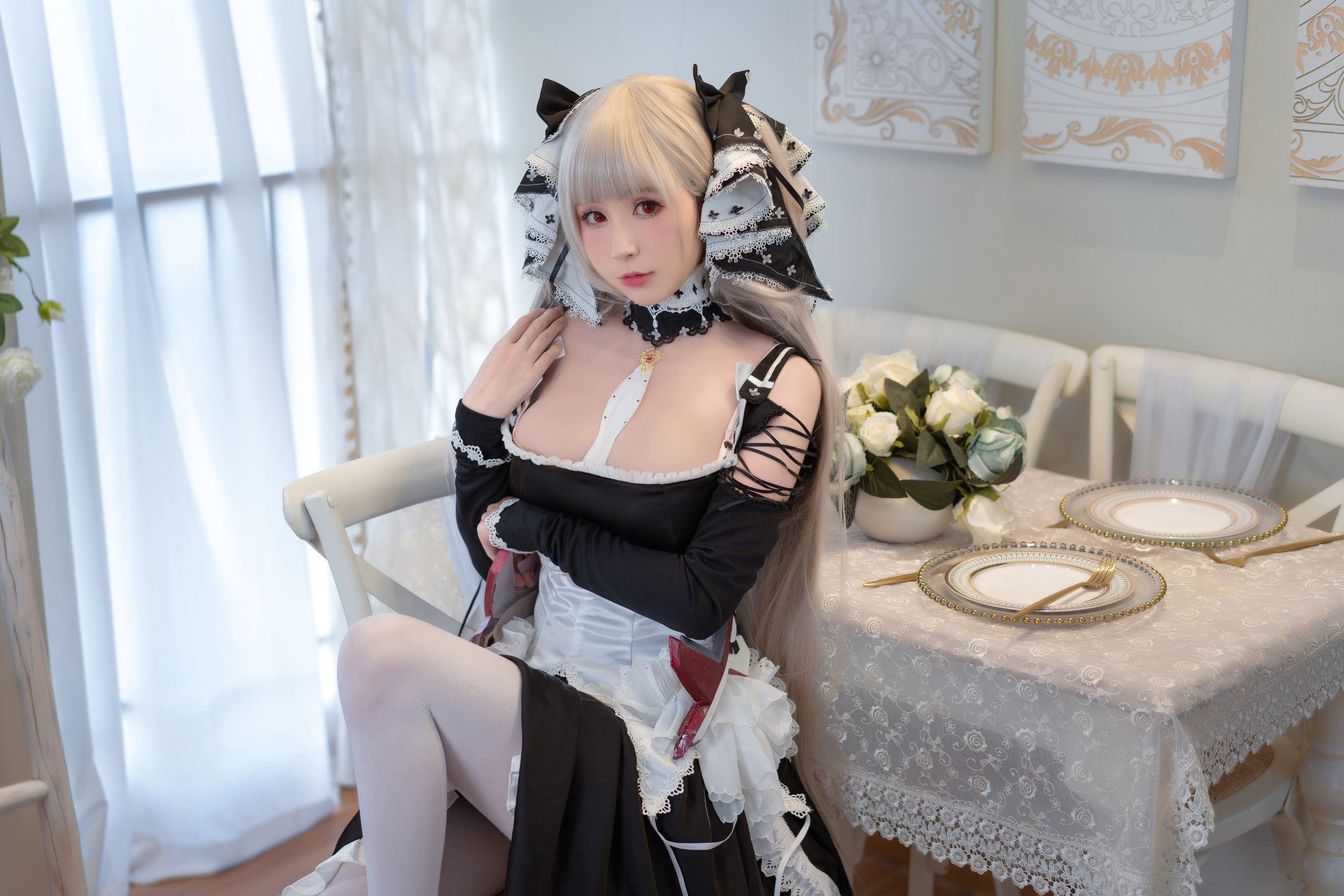 西园寺南歌 写真 - 女仆本 可畏  第10张