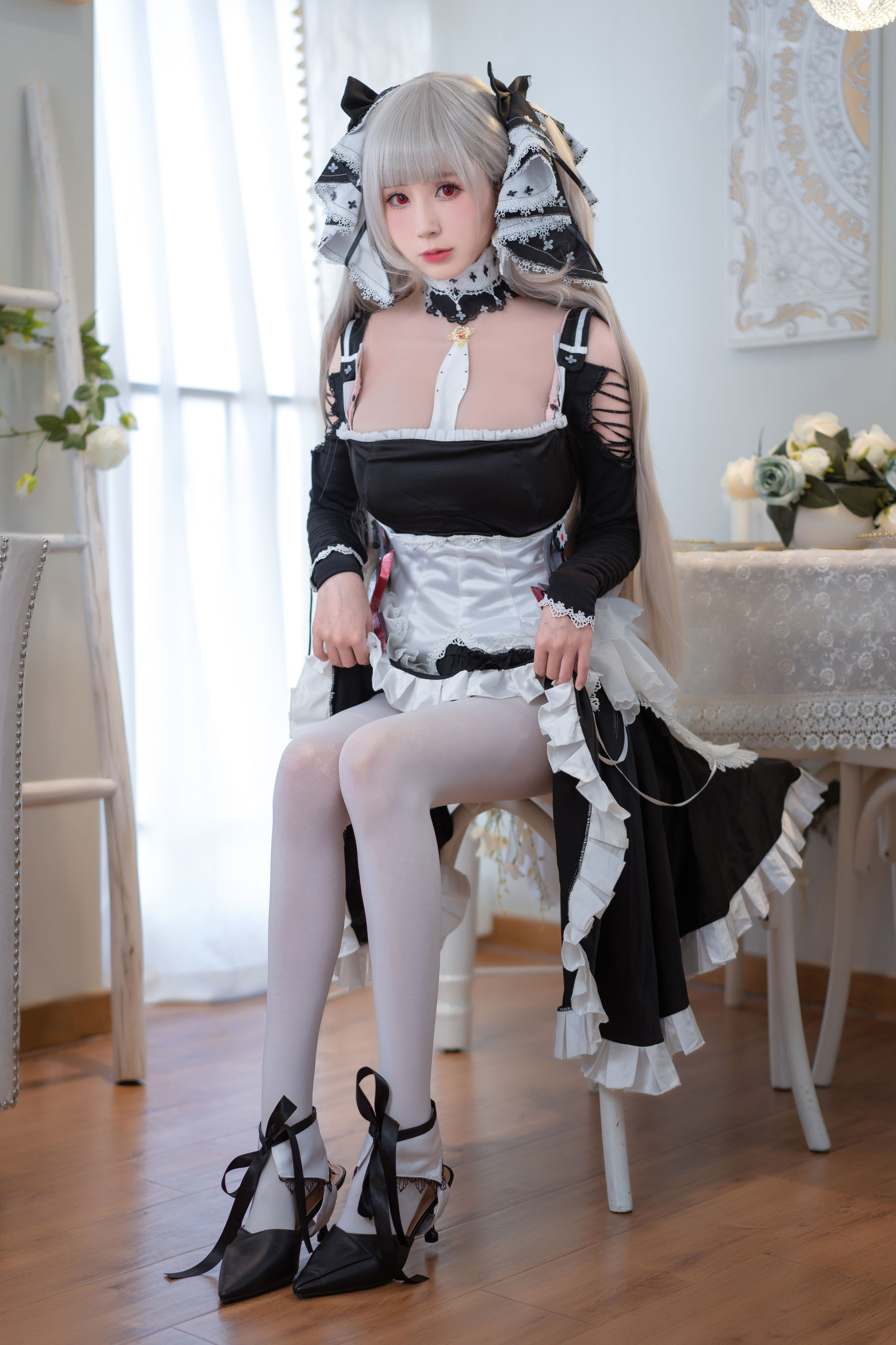 西园寺南歌 写真 - 女仆本 可畏  第12张
