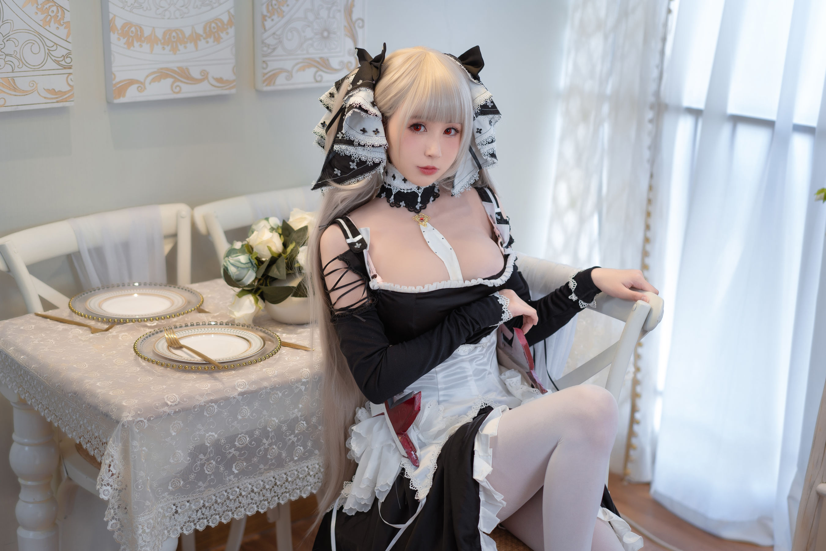 西园寺南歌 写真 - 女仆本 可畏  第9张