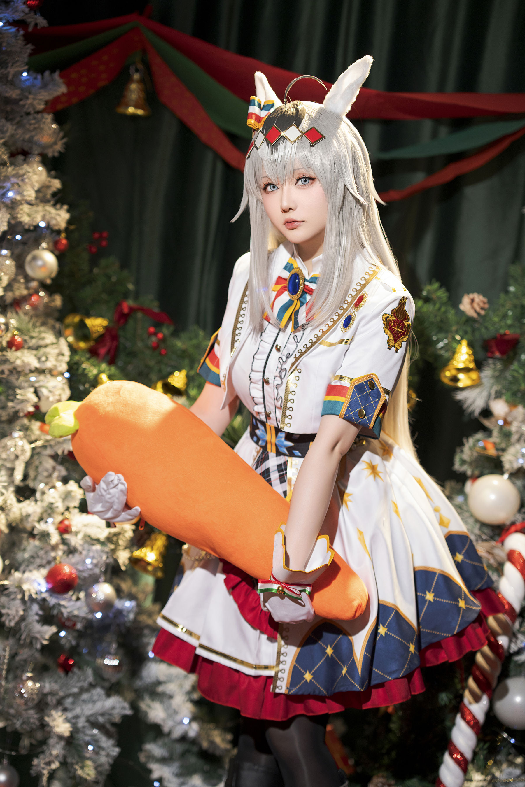 Coser小姐姐星之迟迟 - 赛马娘-小栗帽 圣诞衣装  第8张
