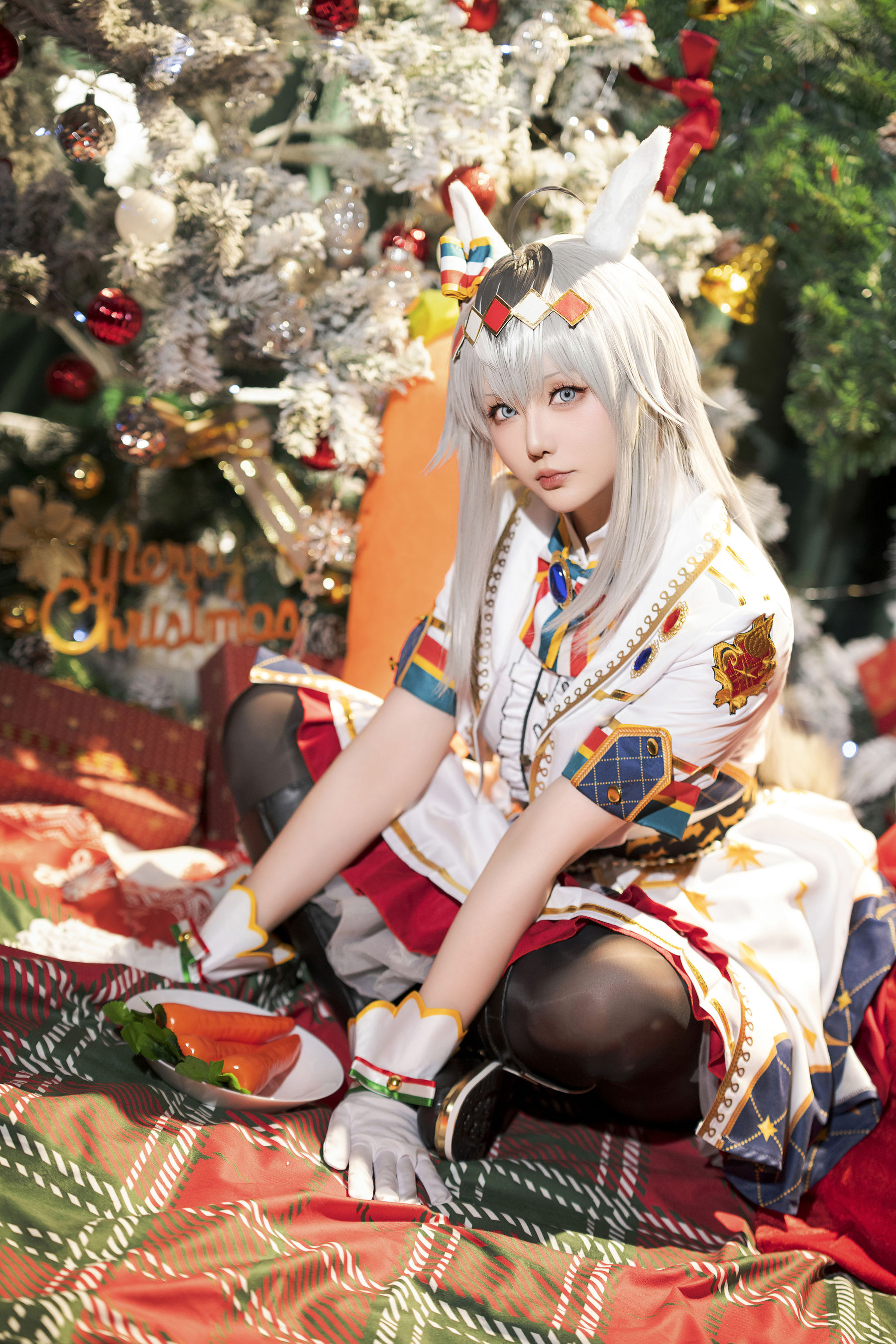 Coser小姐姐星之迟迟 - 赛马娘-小栗帽 圣诞衣装  第9张