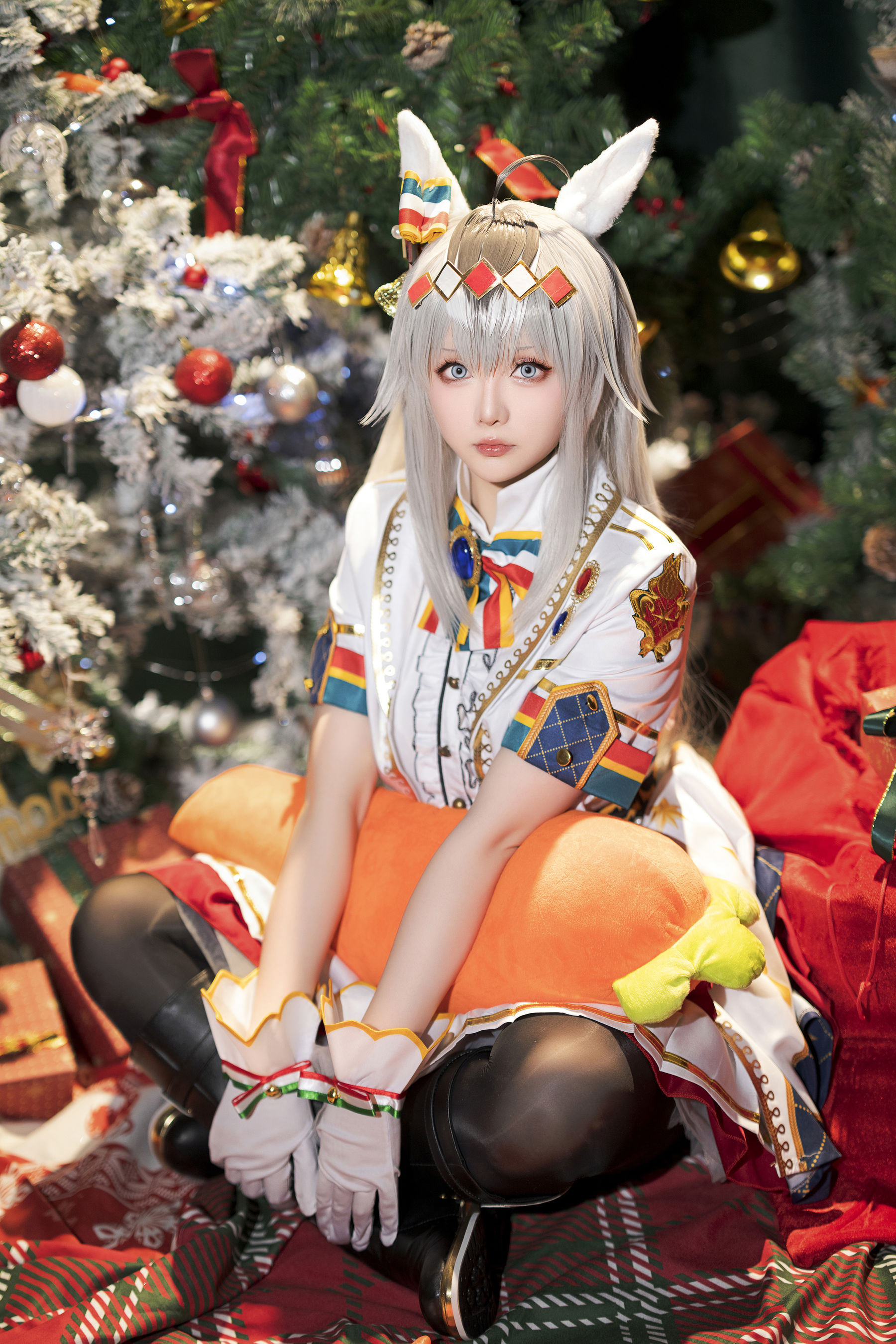 Coser小姐姐星之迟迟 - 赛马娘-小栗帽 圣诞衣装  第8张