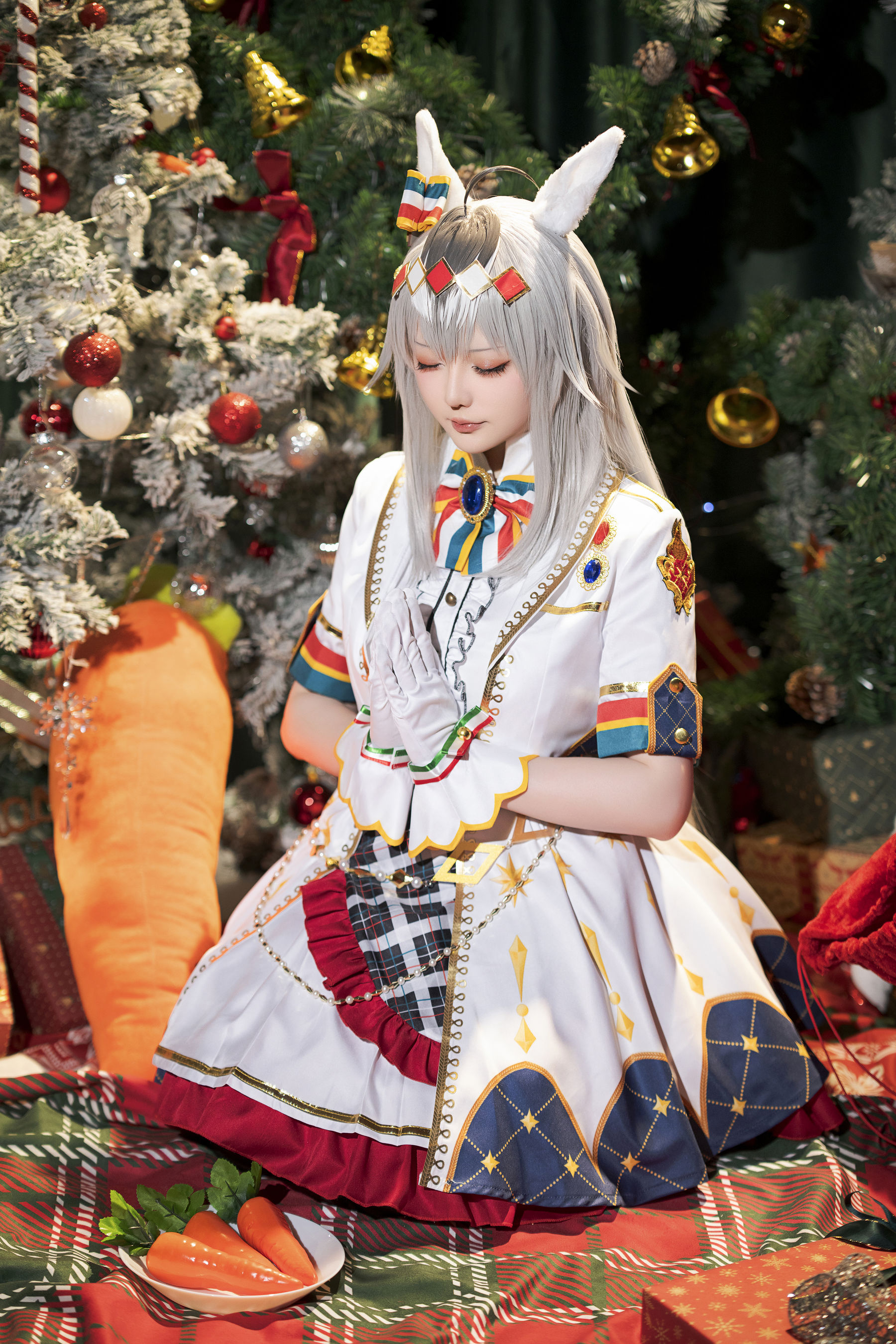 Coser小姐姐星之迟迟 - 赛马娘-小栗帽 圣诞衣装  第6张