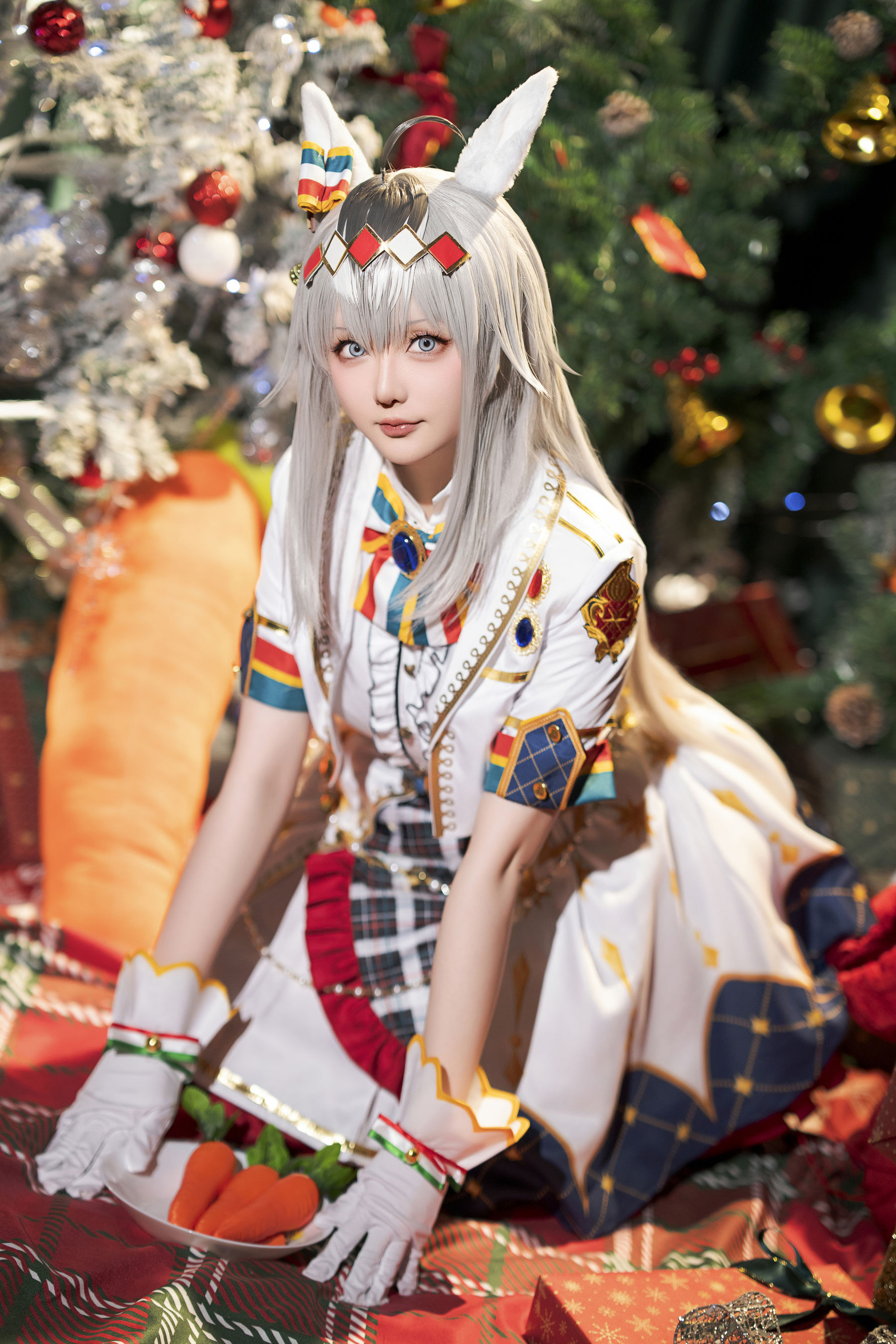 Coser小姐姐星之迟迟 - 赛马娘-小栗帽 圣诞衣装  第6张