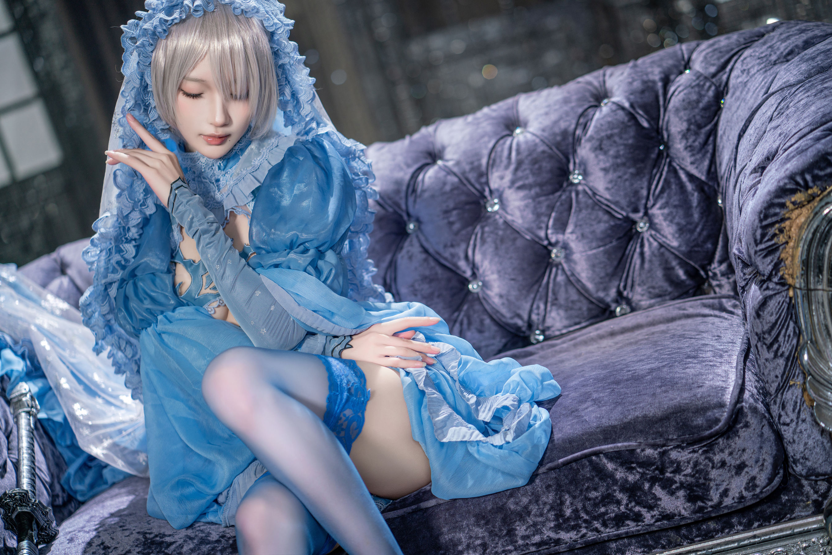 动漫博主阿包也是兔娘 - 冰雪2B  第31张