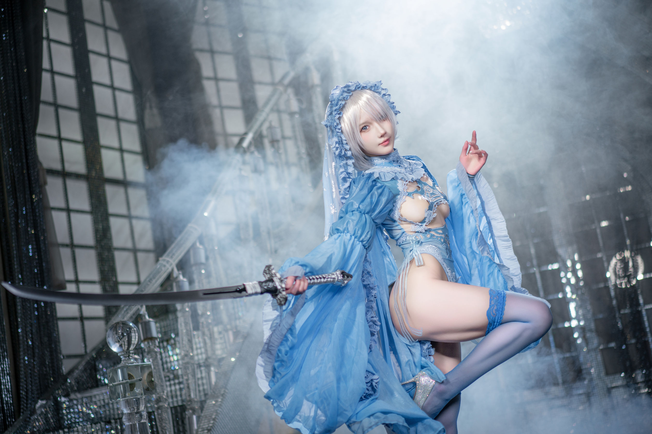 动漫博主阿包也是兔娘 - 冰雪2B  第3张