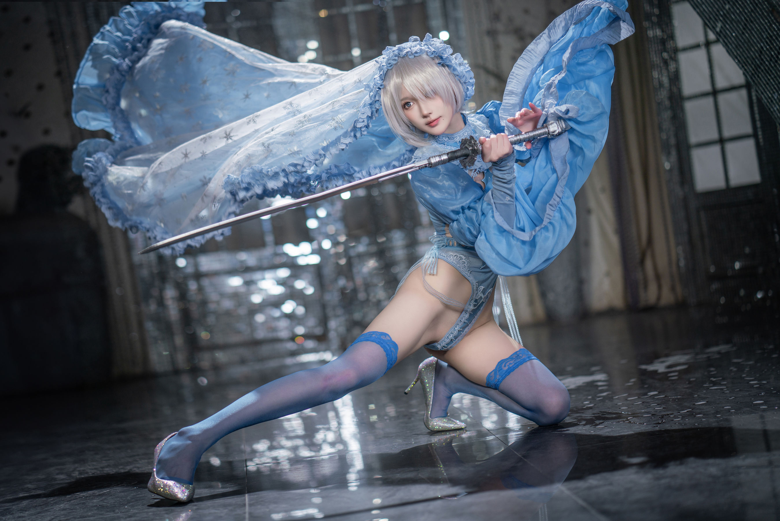 动漫博主阿包也是兔娘 - 冰雪2B  第16张