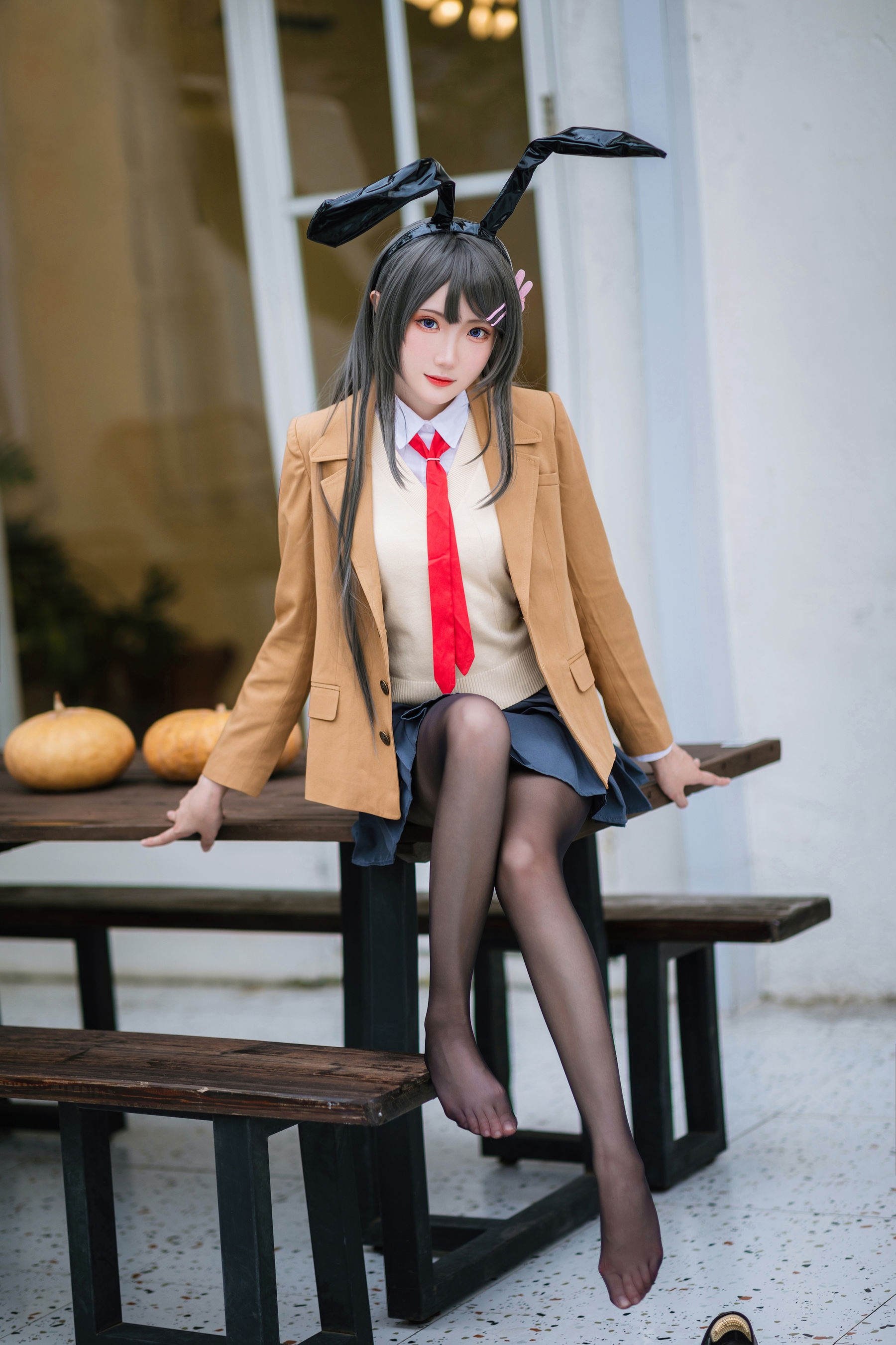 Coser 瓜希酱 福利 - 樱岛麻衣 校服