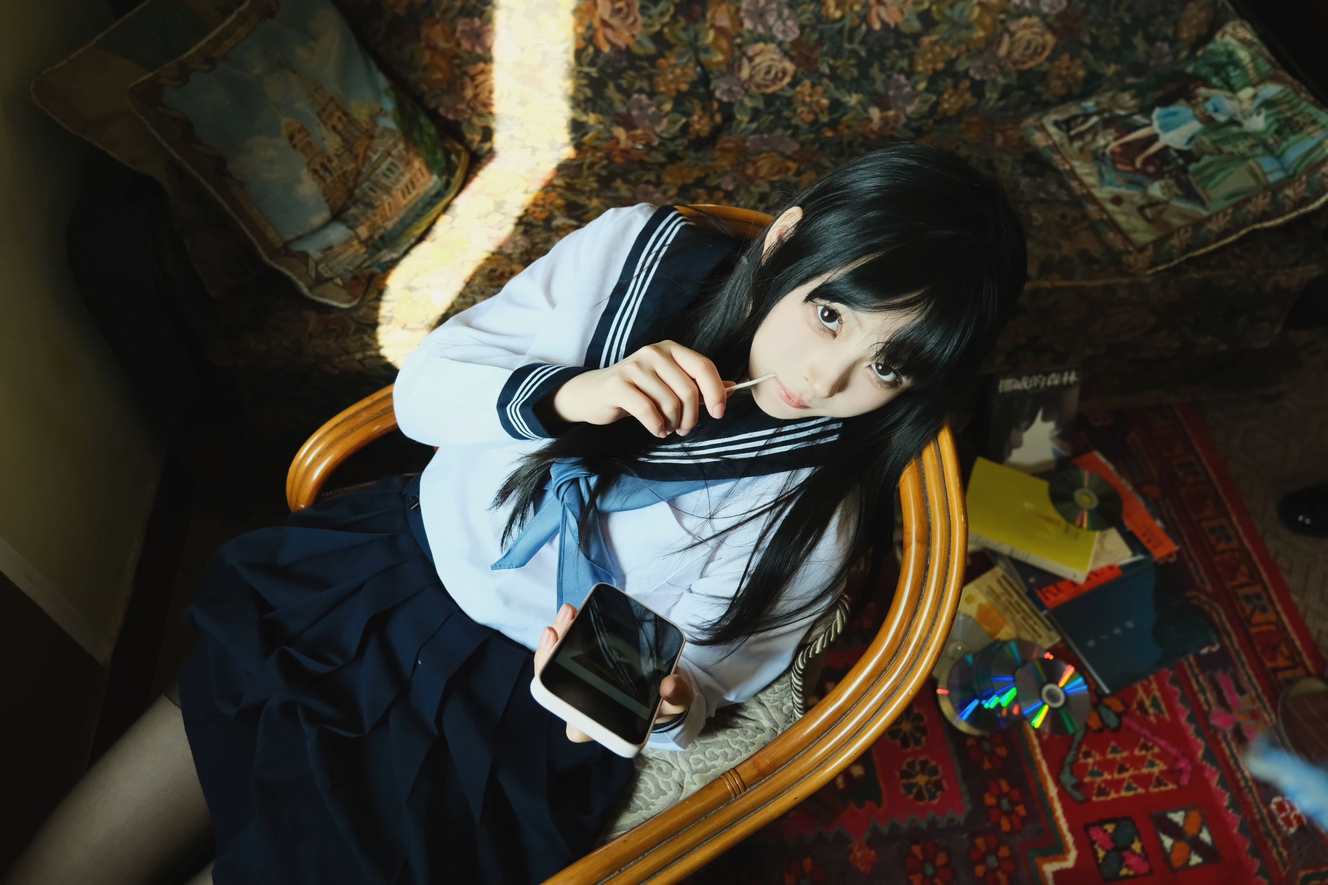 白莉爱吃巧克力 - 原理猪 闺房JK  第18张