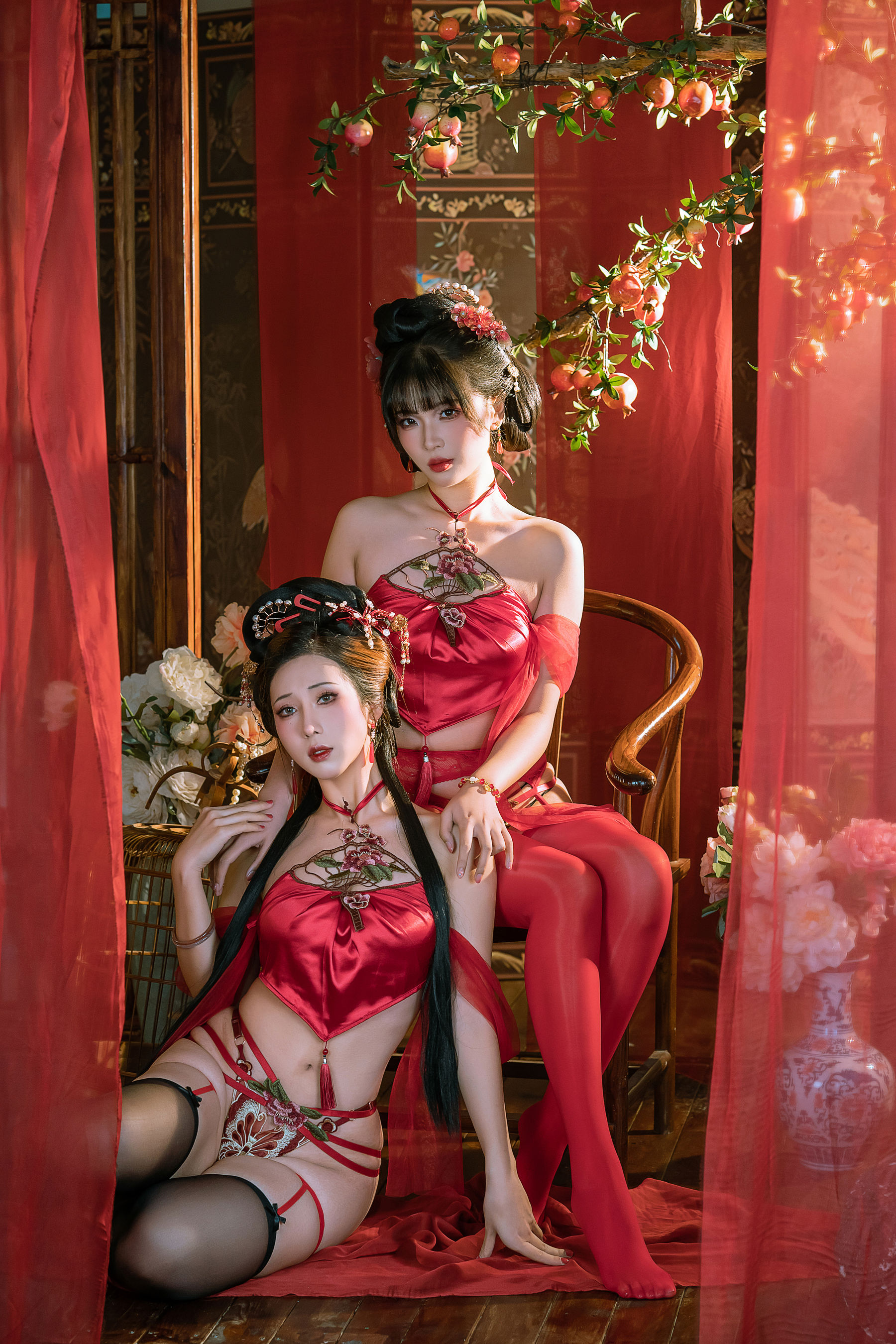 云溪溪 - 奶桃&amp;轩萧学姐 朝开暮落-下  第43张