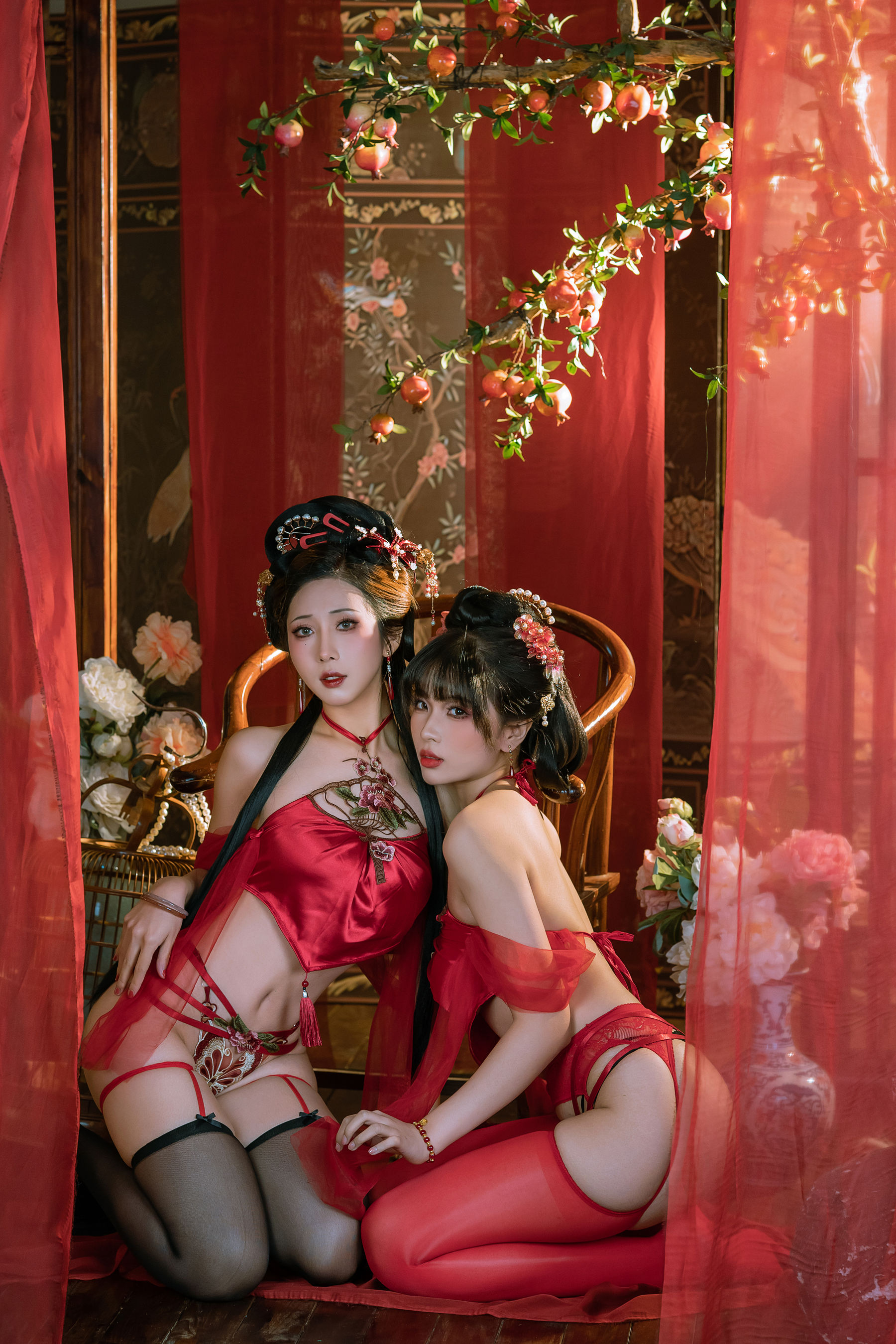 云溪溪 - 奶桃&amp;轩萧学姐 朝开暮落-下  第41张