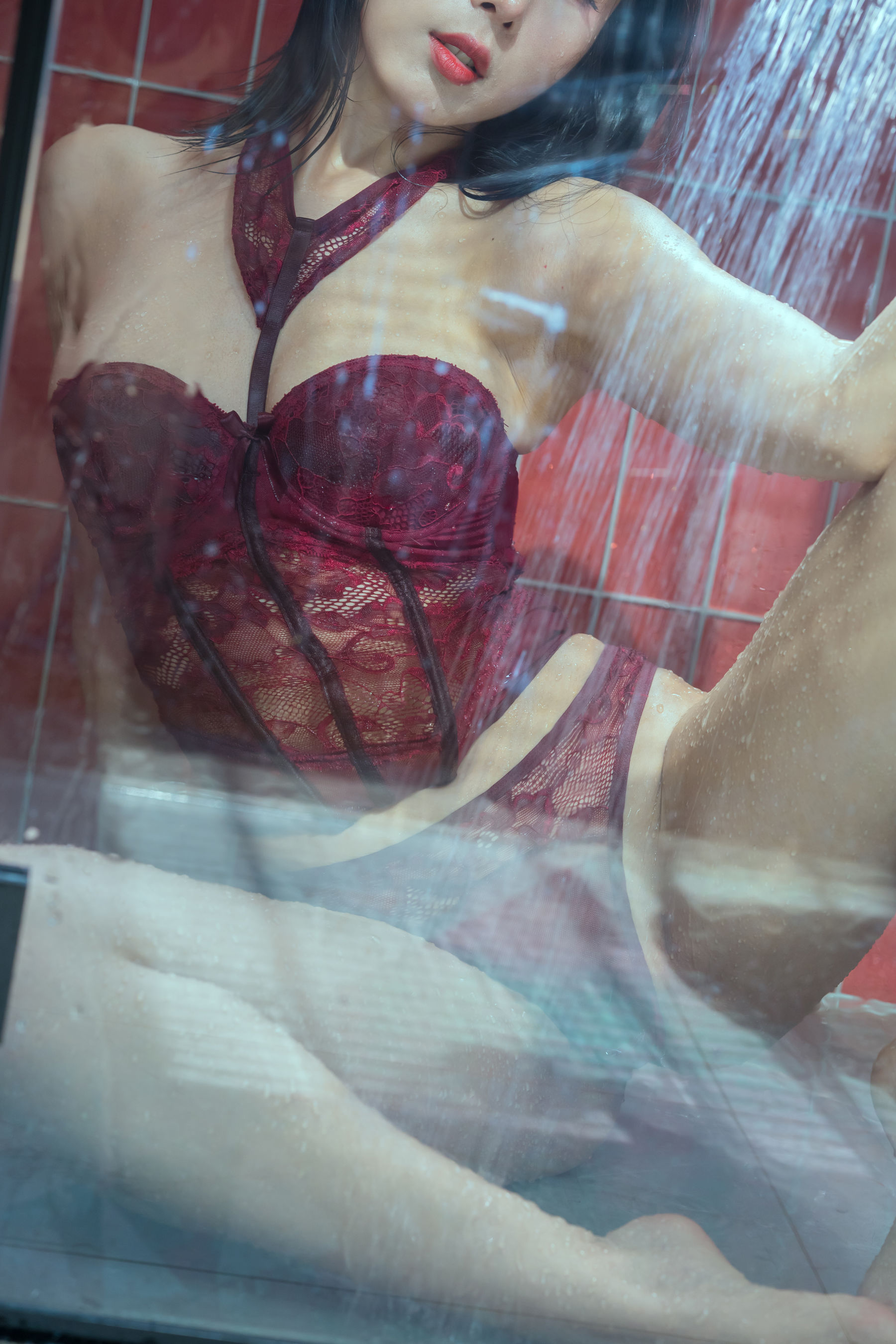 云溪溪 - 奶桃 洗澡 红色情趣  第9张