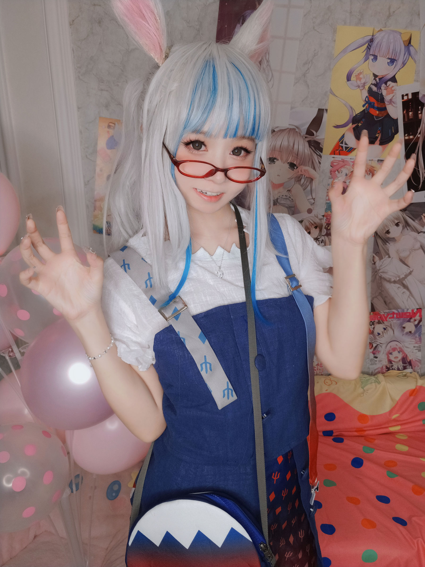 萌妹子Coser 摇摇乐 yoyo fantia GawrGura  第18张