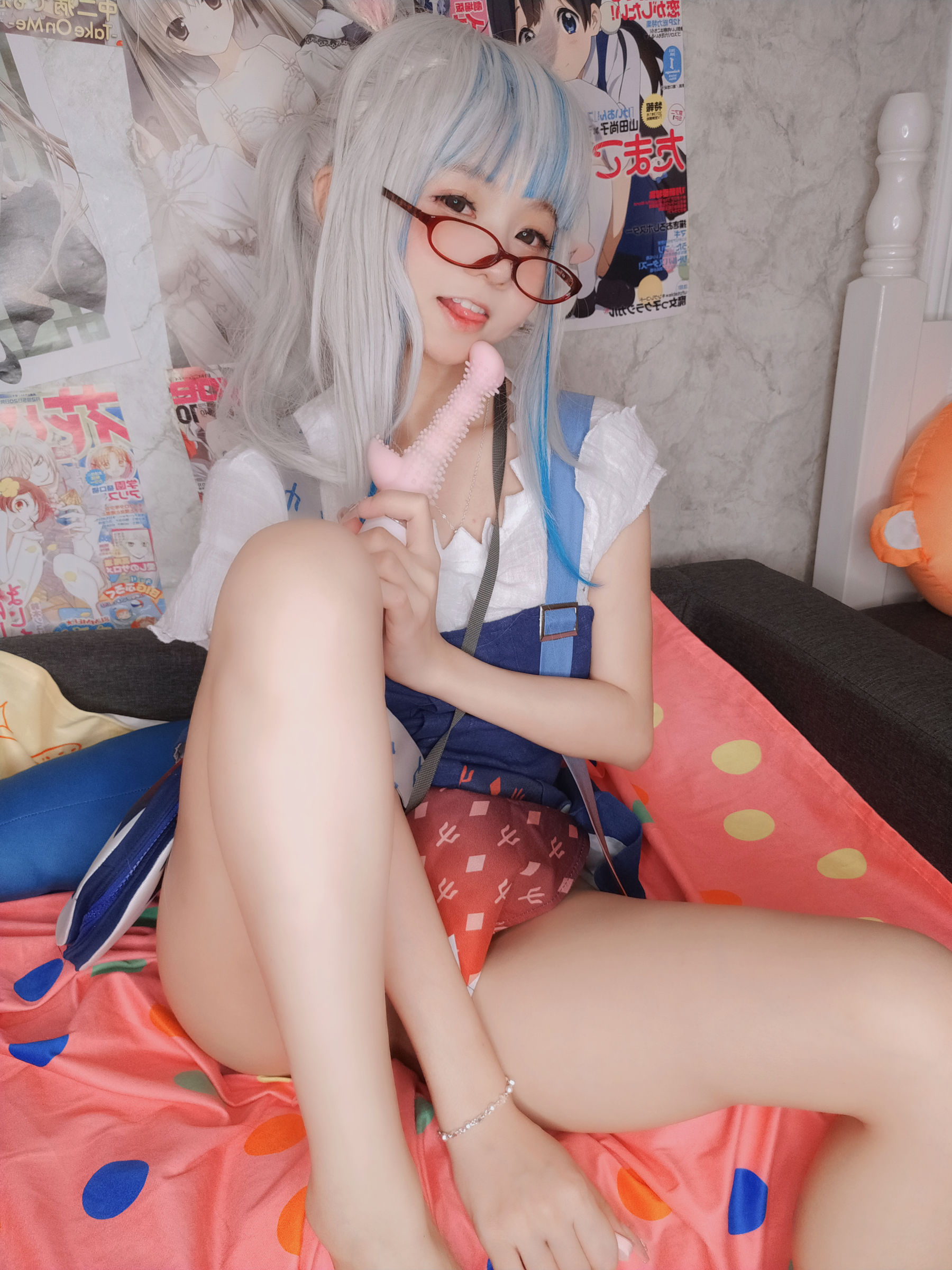 萌妹子Coser 摇摇乐 yoyo fantia GawrGura  第77张