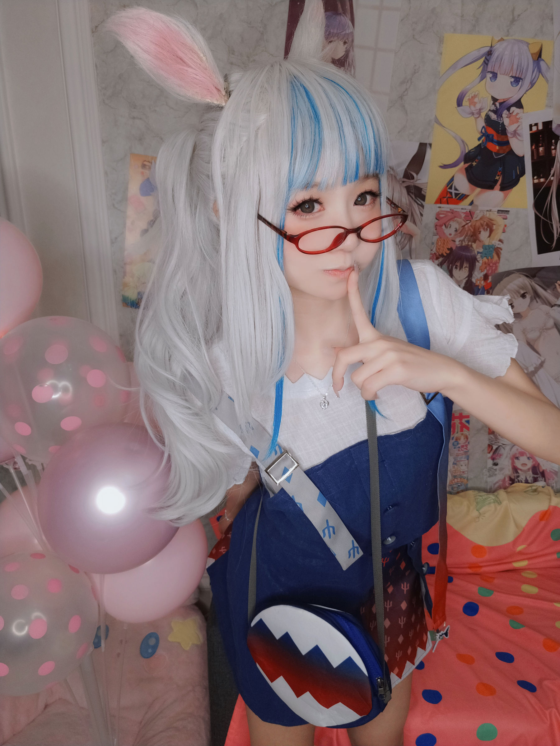 萌妹子Coser 摇摇乐 yoyo fantia GawrGura  第3张