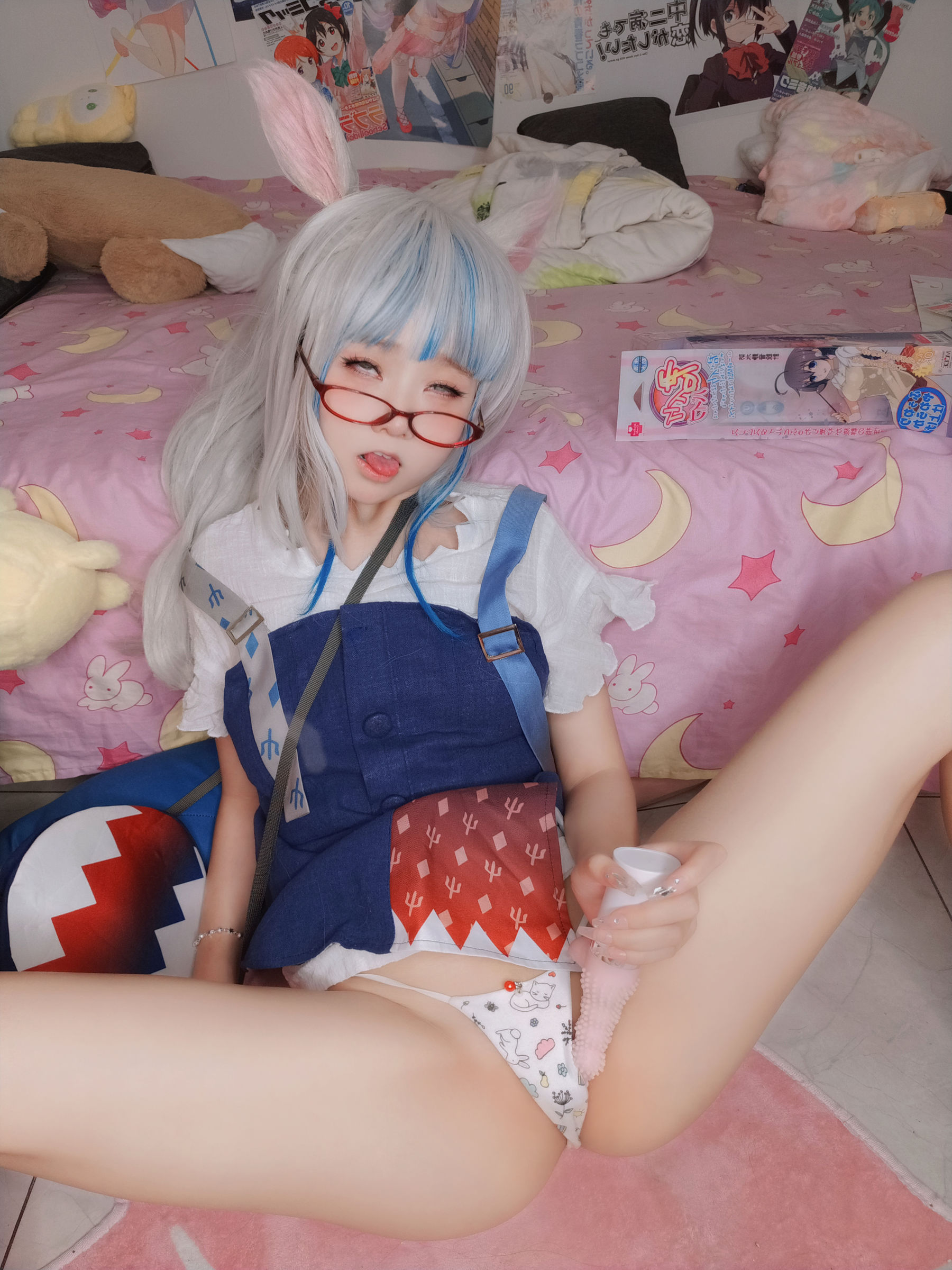 萌妹子Coser 摇摇乐 yoyo fantia GawrGura  第64张