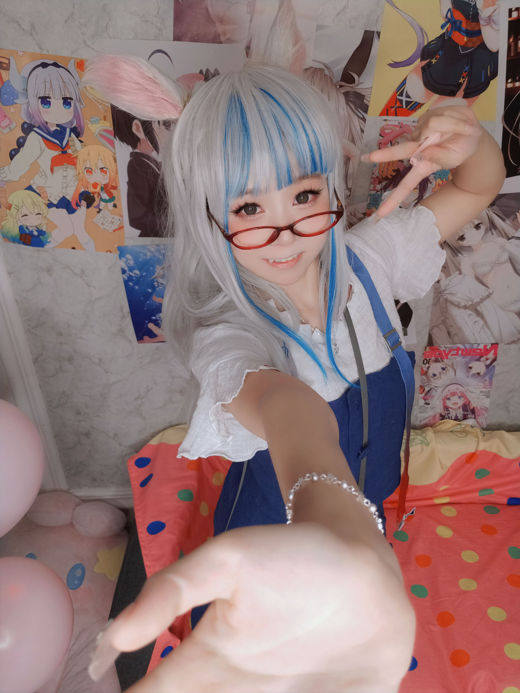 萌妹子Coser 摇摇乐 yoyo fantia GawrGura  第27张