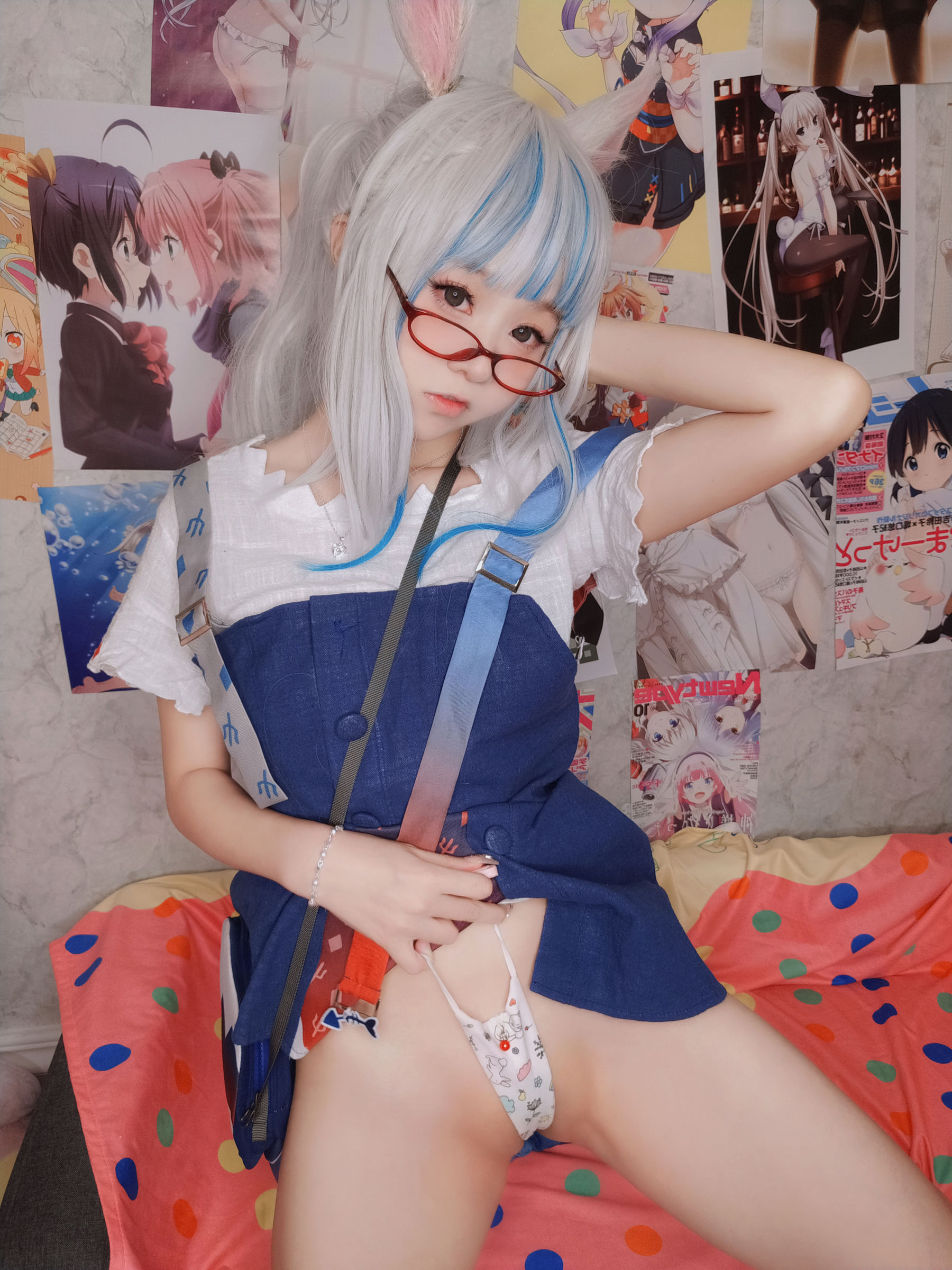 萌妹子Coser 摇摇乐 yoyo fantia GawrGura  第39张