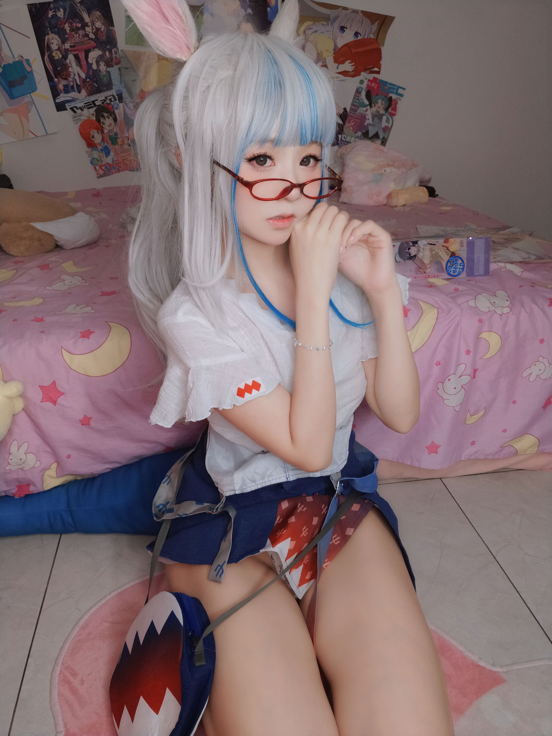萌妹子Coser 摇摇乐 yoyo fantia GawrGura  第70张