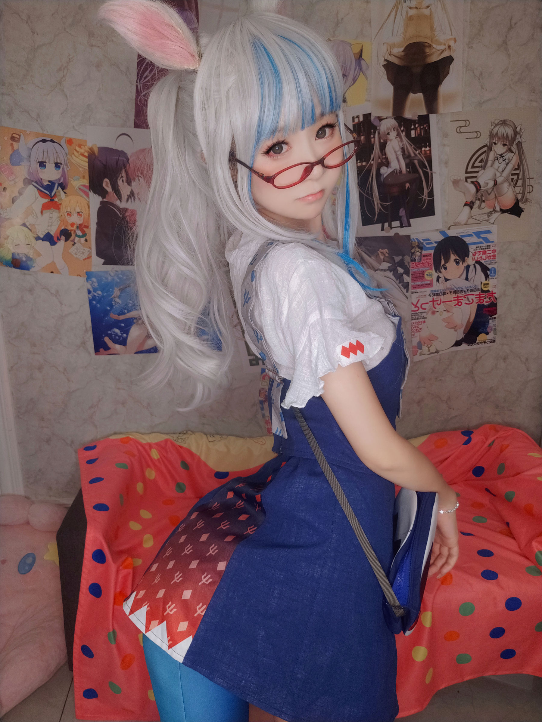 萌妹子Coser 摇摇乐 yoyo fantia GawrGura  第32张