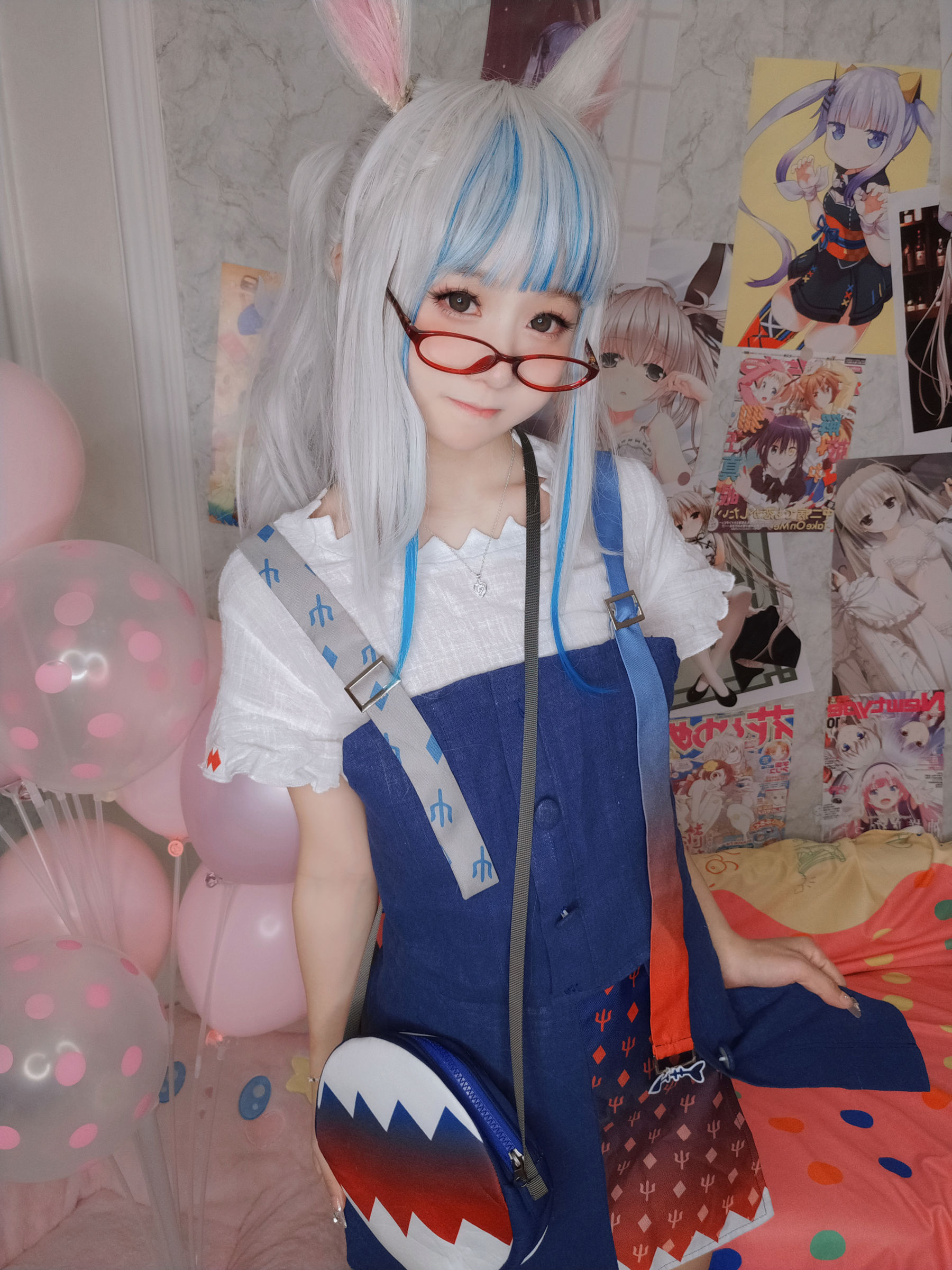 萌妹子Coser 摇摇乐 yoyo fantia GawrGura  第4张