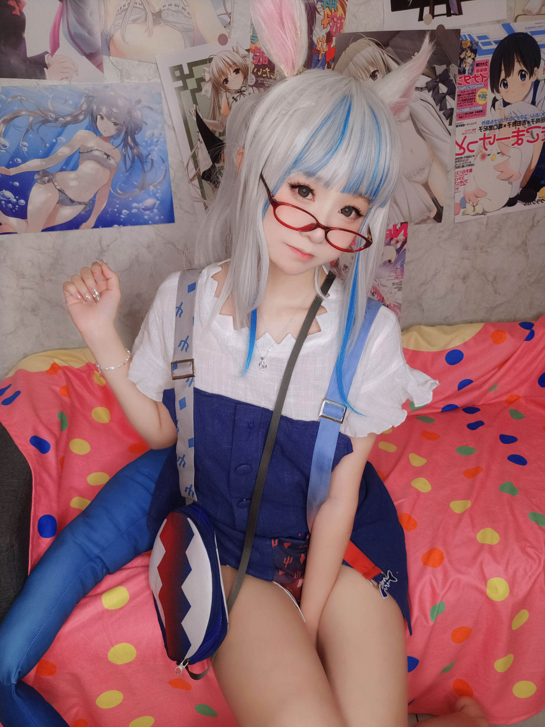 萌妹子Coser 摇摇乐 yoyo fantia GawrGura  第40张