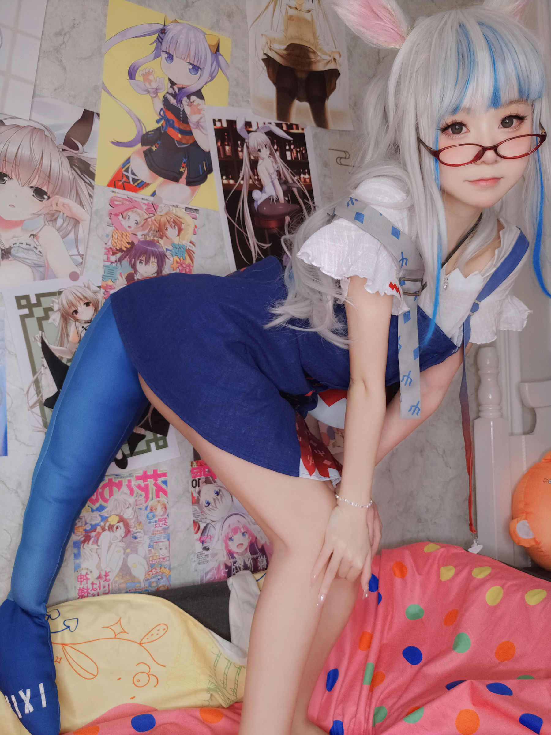 萌妹子Coser 摇摇乐 yoyo fantia GawrGura  第60张