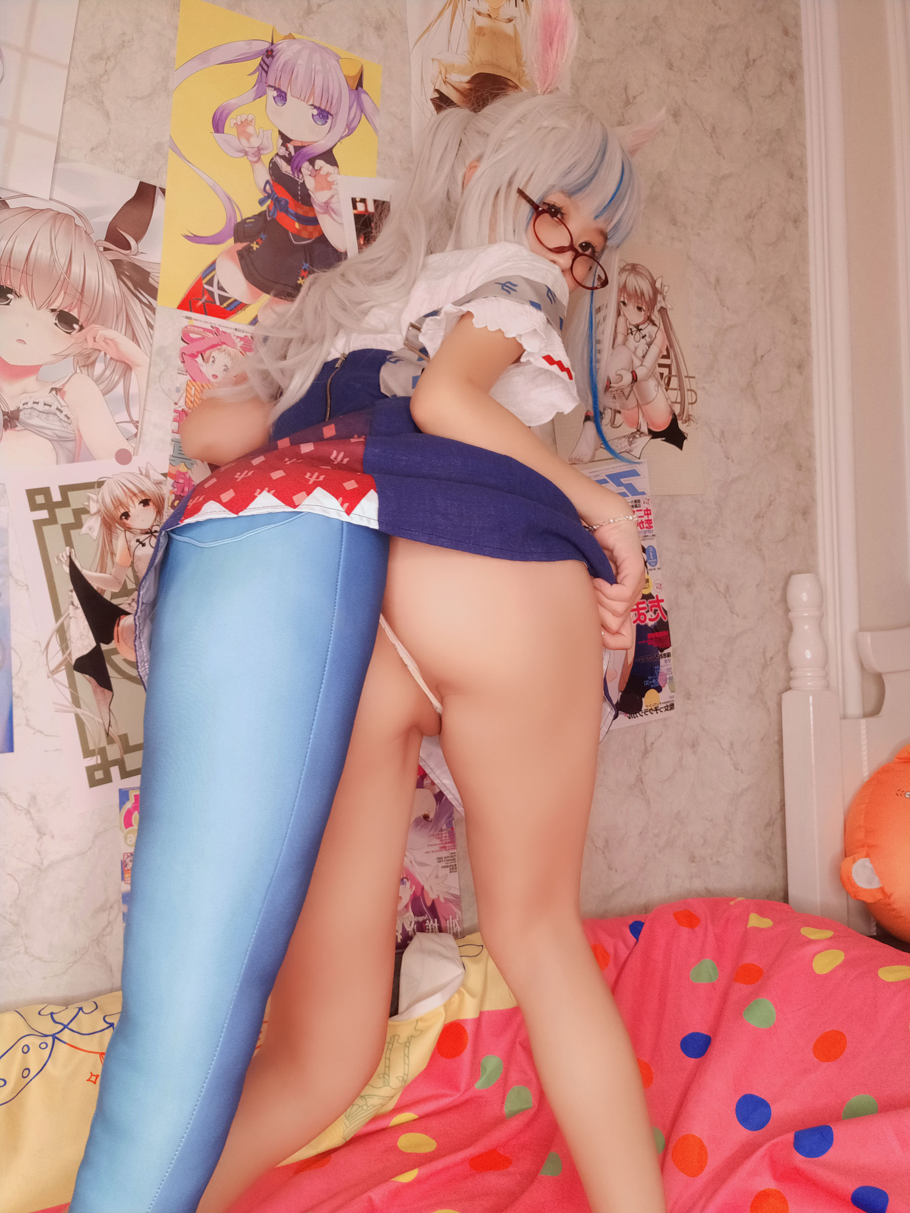 萌妹子Coser 摇摇乐 yoyo fantia GawrGura  第50张