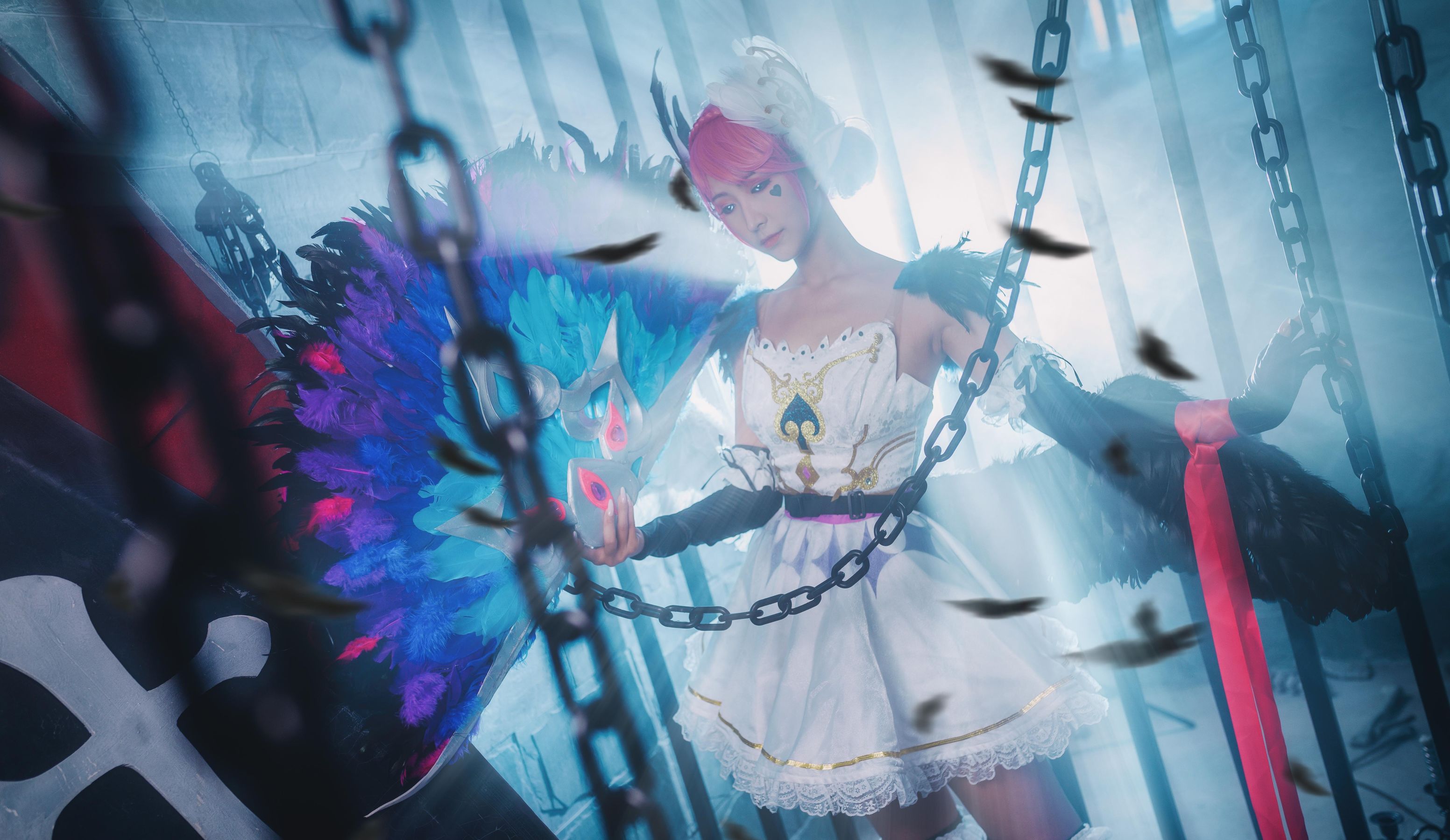 拿相机的执义 -『王者荣耀』小乔天鹅之梦  第1张