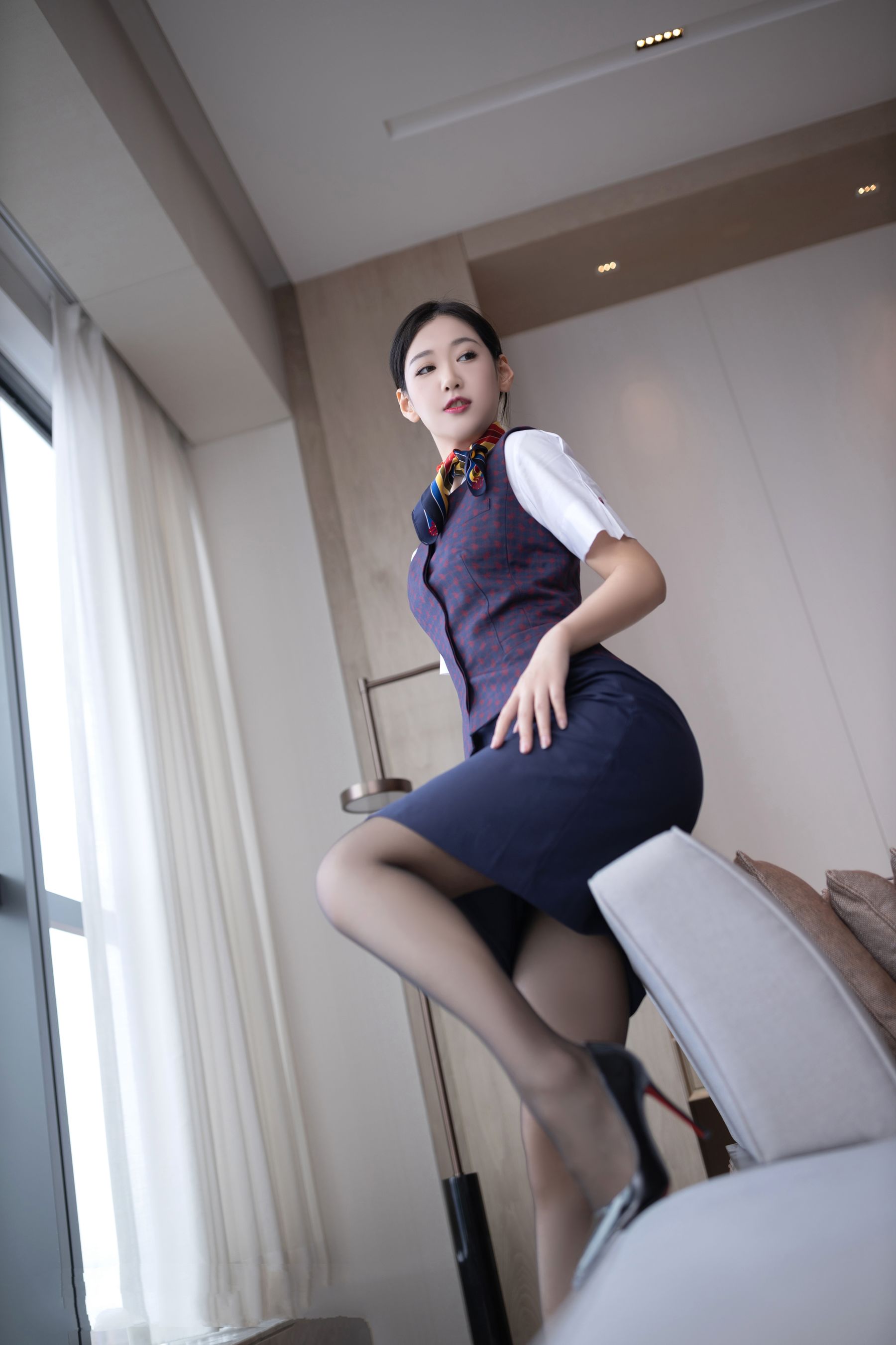 唐安琪 国航空姐写真  第2张