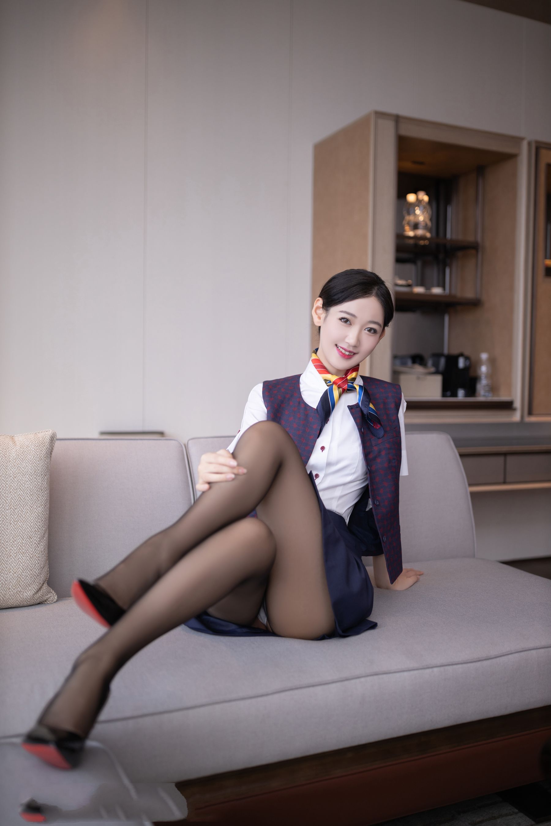 唐安琪 国航空姐写真  第10张