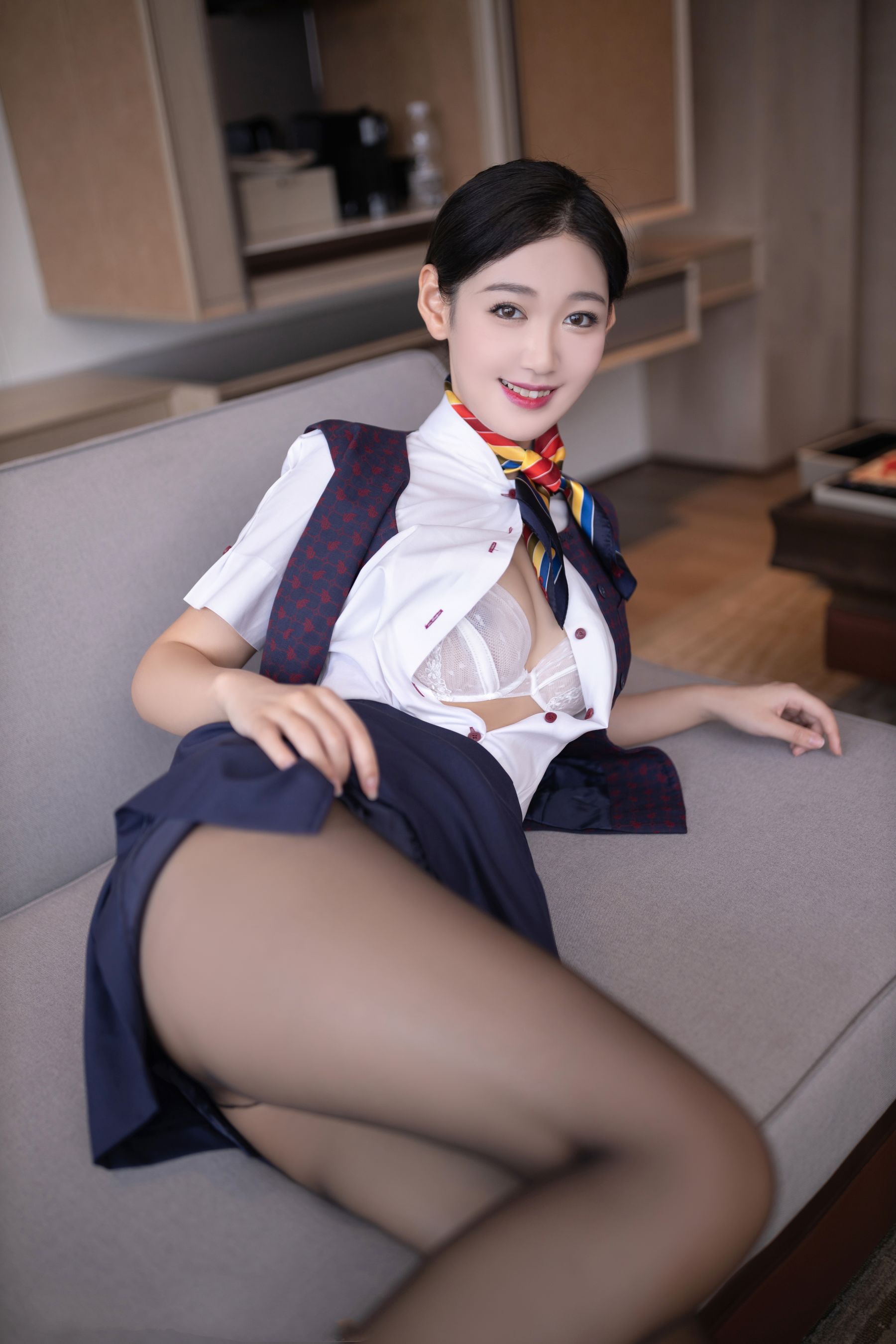 唐安琪 国航空姐写真  第14张