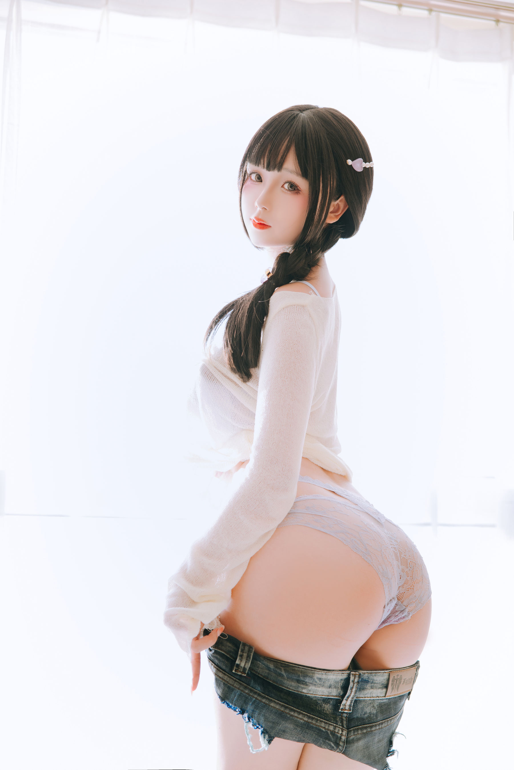 Cosplay 日奈娇 - 牛仔裤人妻  第37张