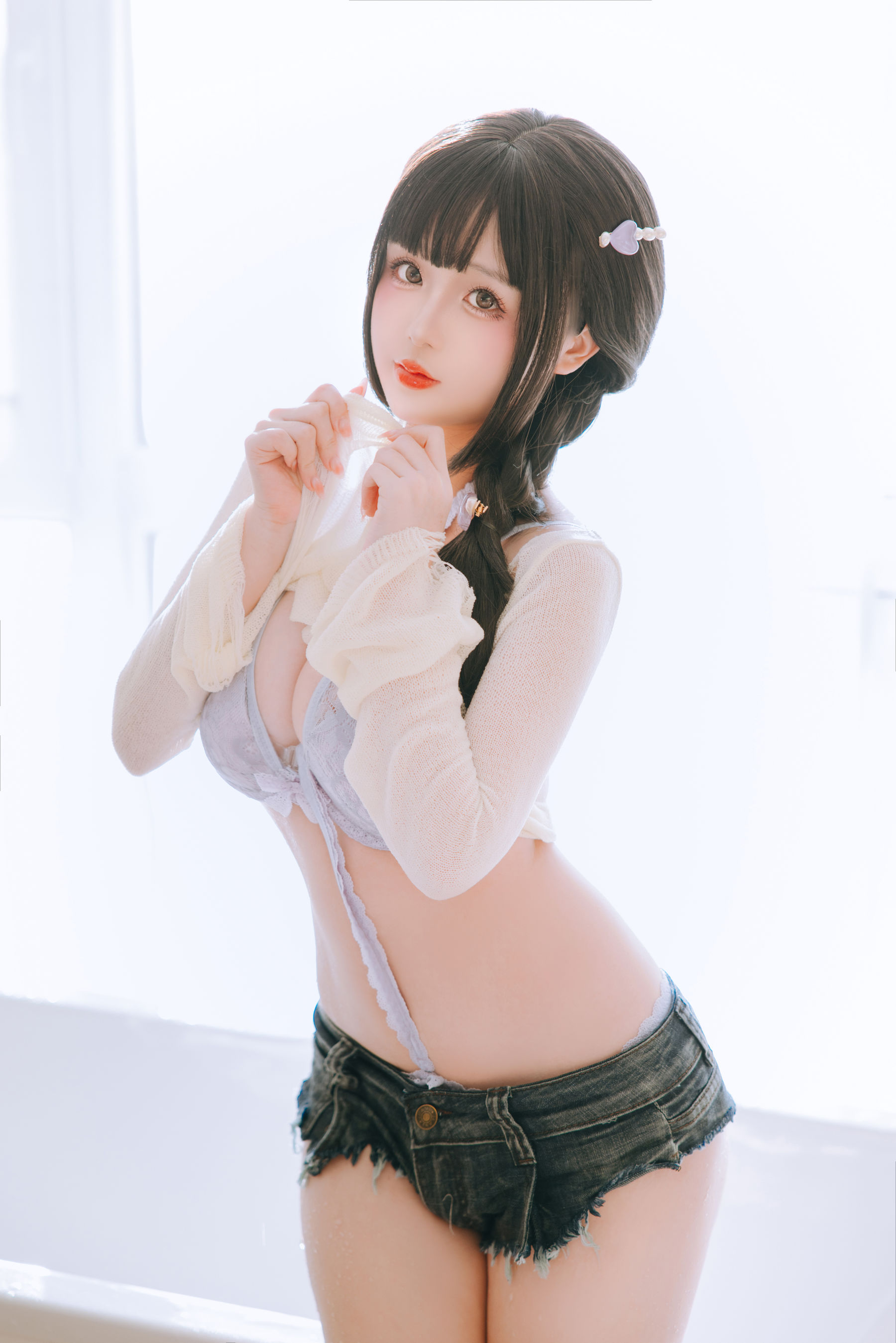 Cosplay 日奈娇 - 牛仔裤人妻  第26张