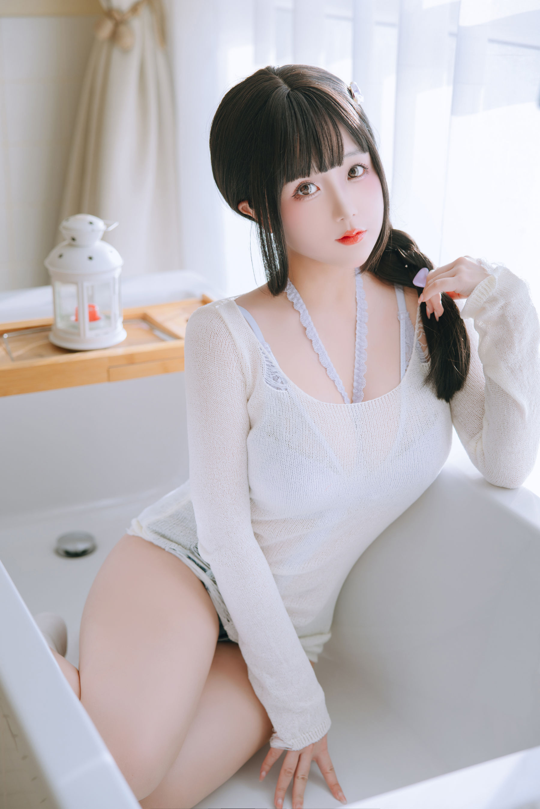 Cosplay 日奈娇 - 牛仔裤人妻  第4张