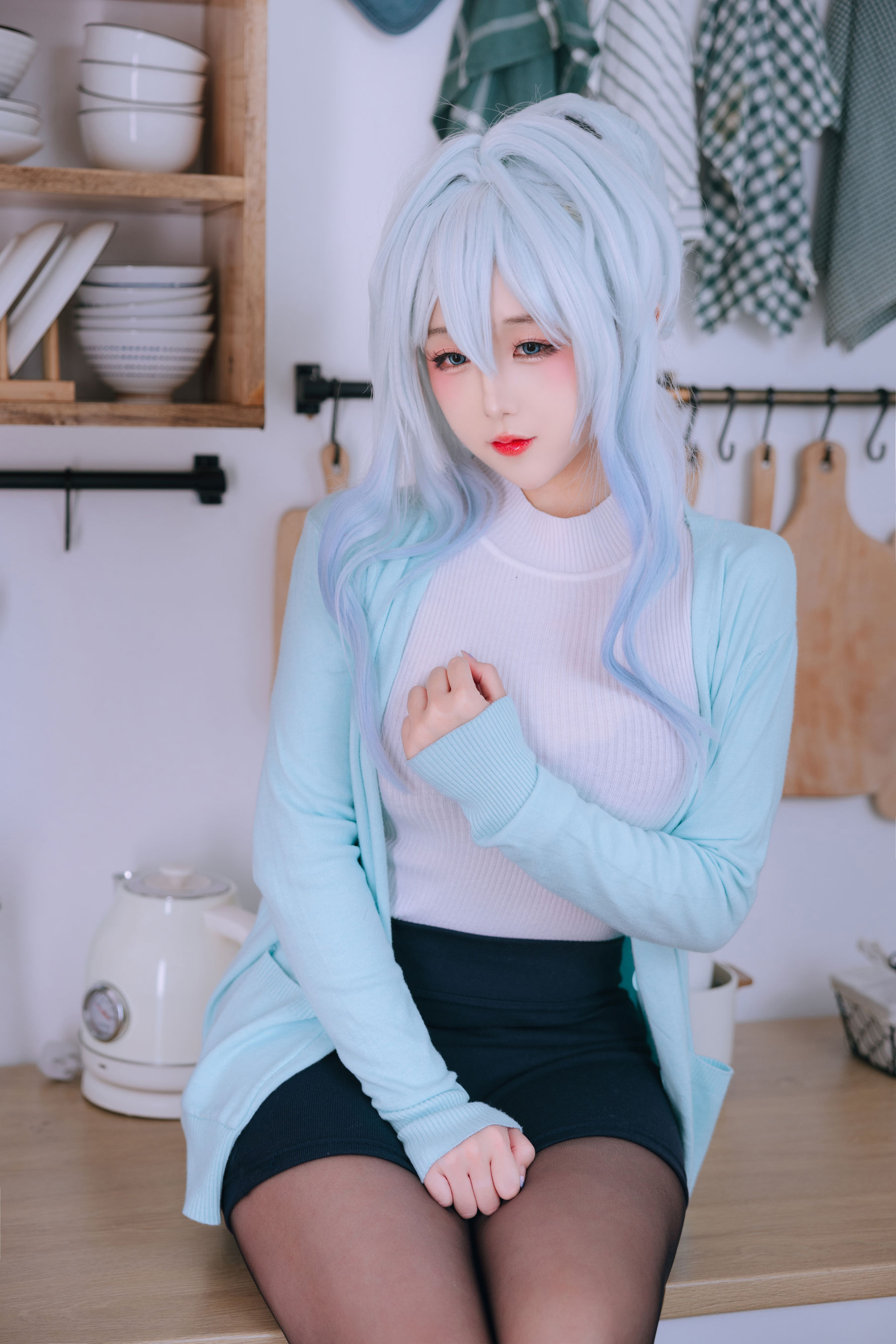 Cosplay 日奈娇 - 未亡人雪女  第8张