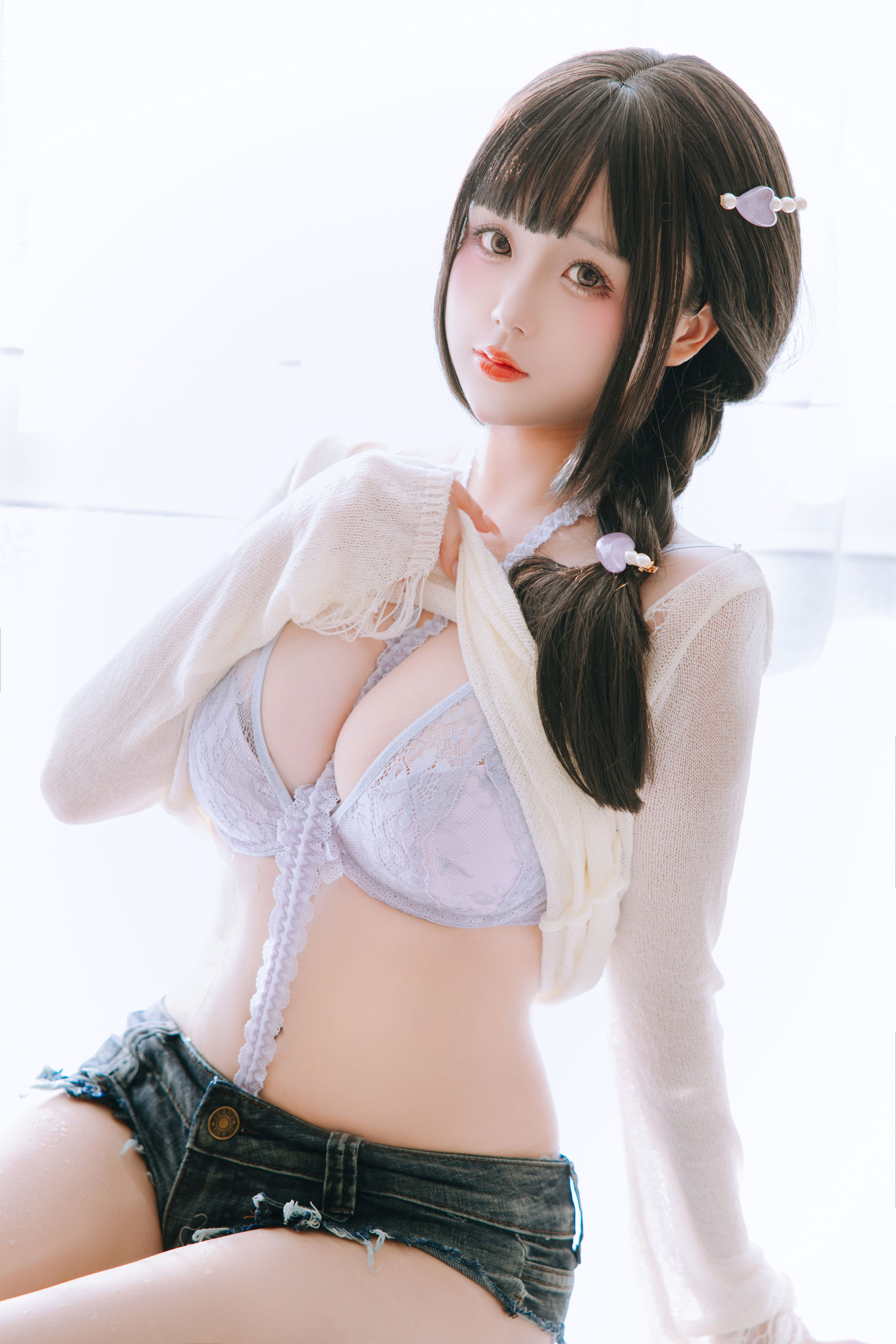 Cosplay 日奈娇 - 牛仔裤人妻  第28张