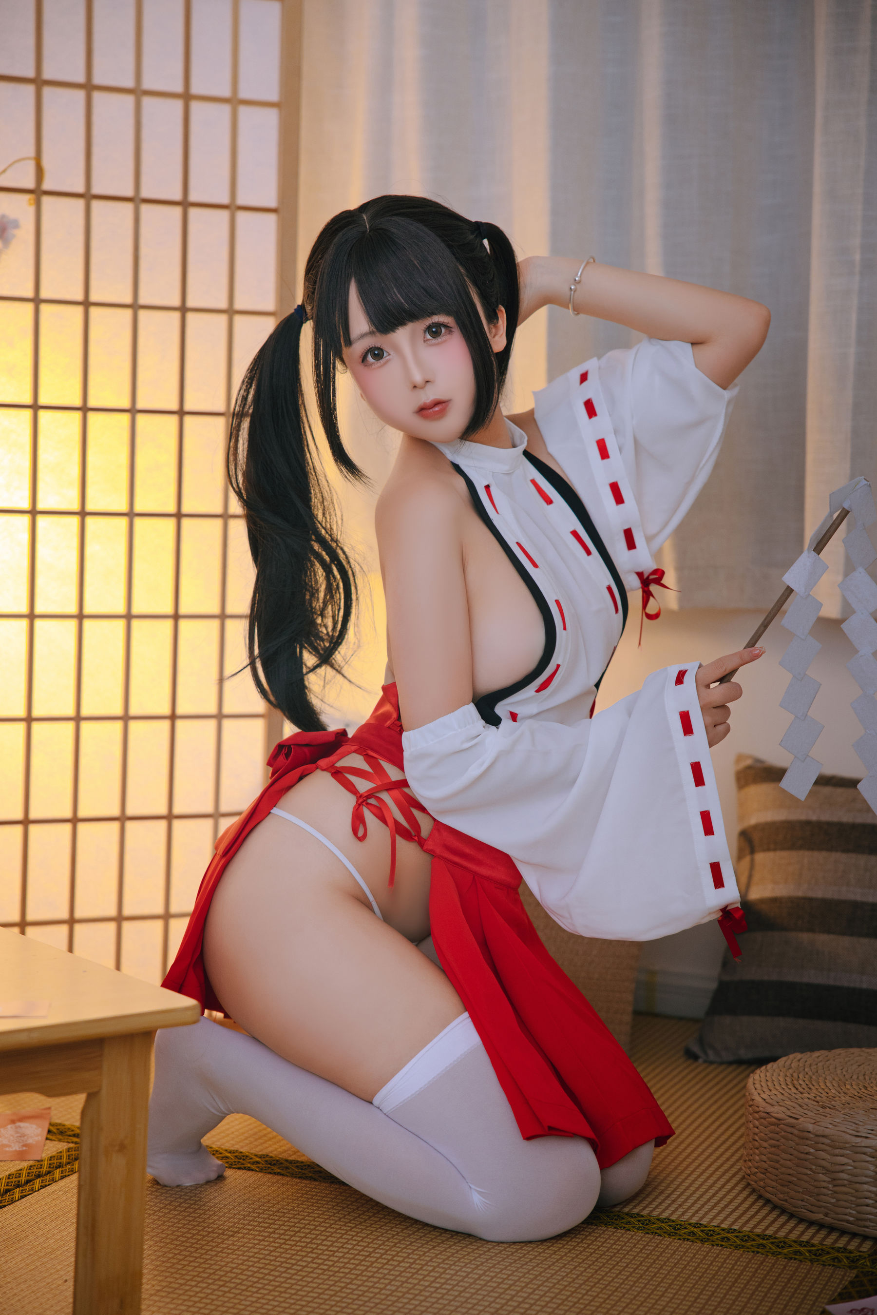 Cosplay 日奈娇 - 御币巫女  第11张