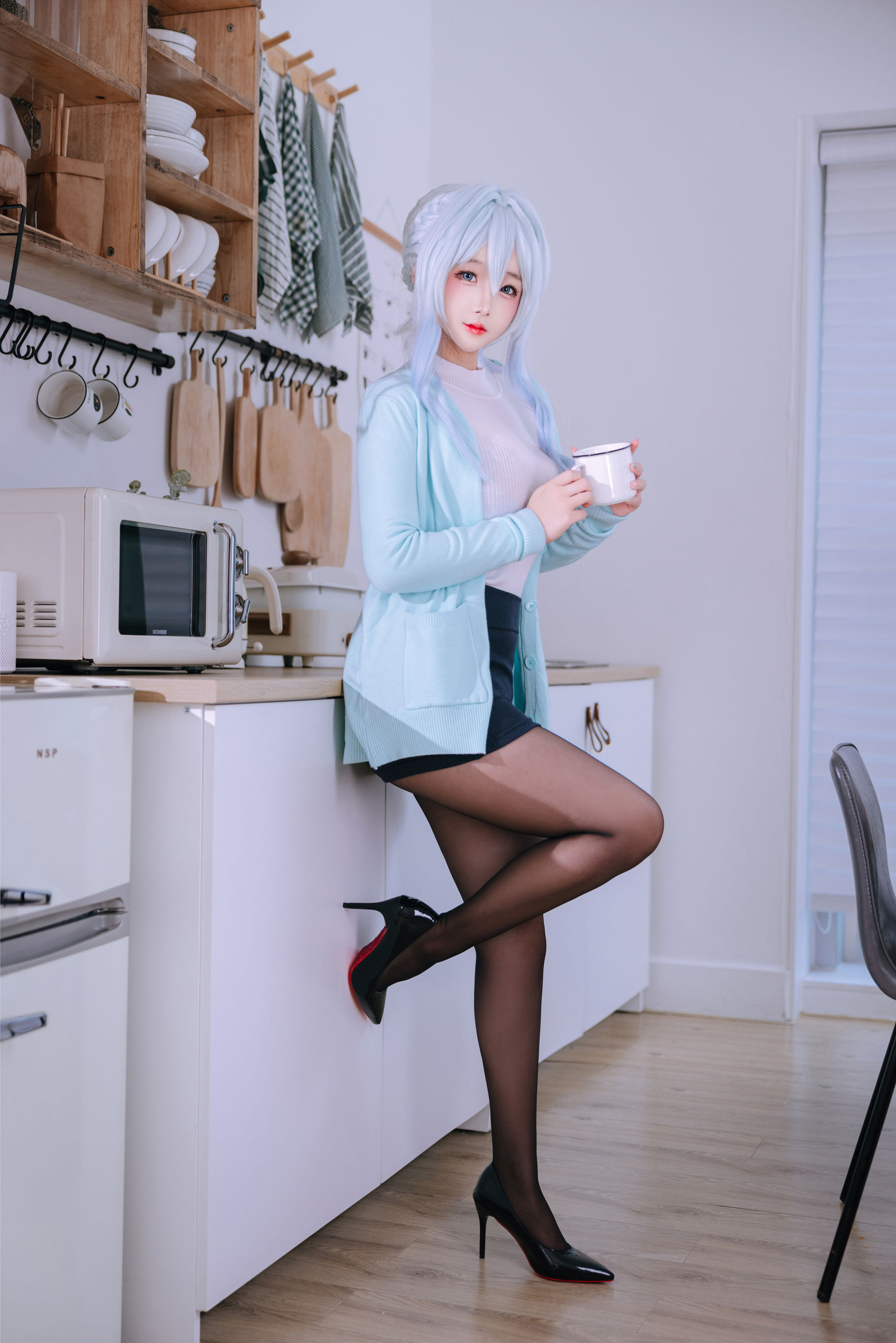 Cosplay 日奈娇 - 未亡人雪女  第7张