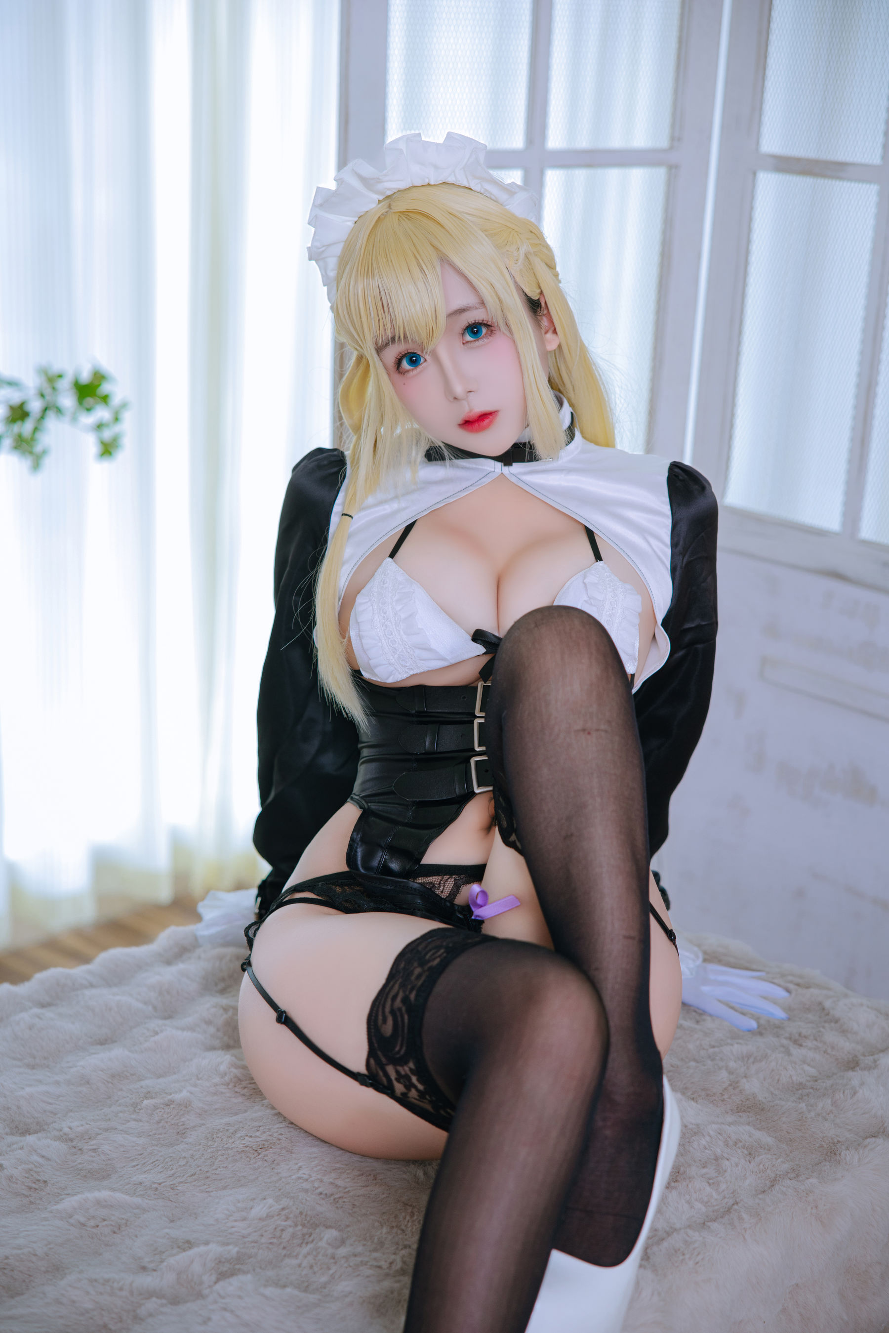 Cosplay 日奈娇 - 拘束女仆  第3张