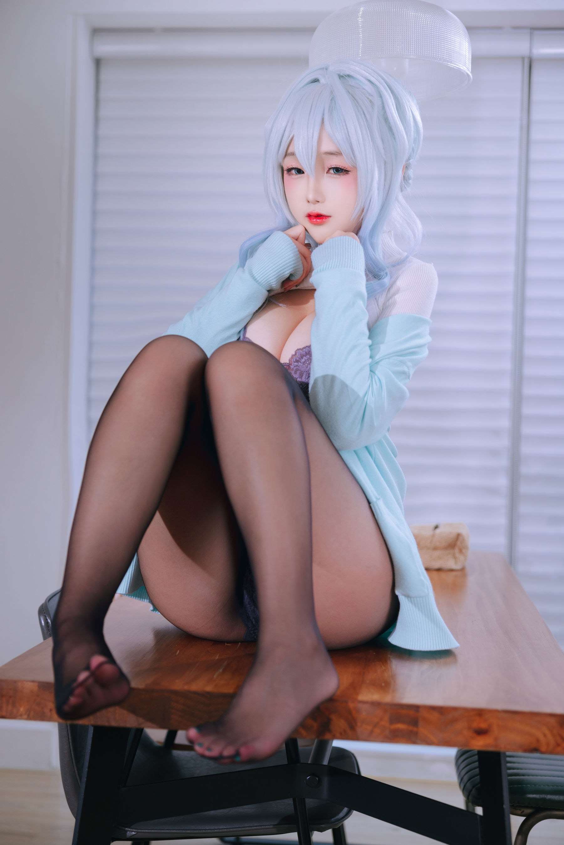 Cosplay 日奈娇 - 未亡人雪女  第12张