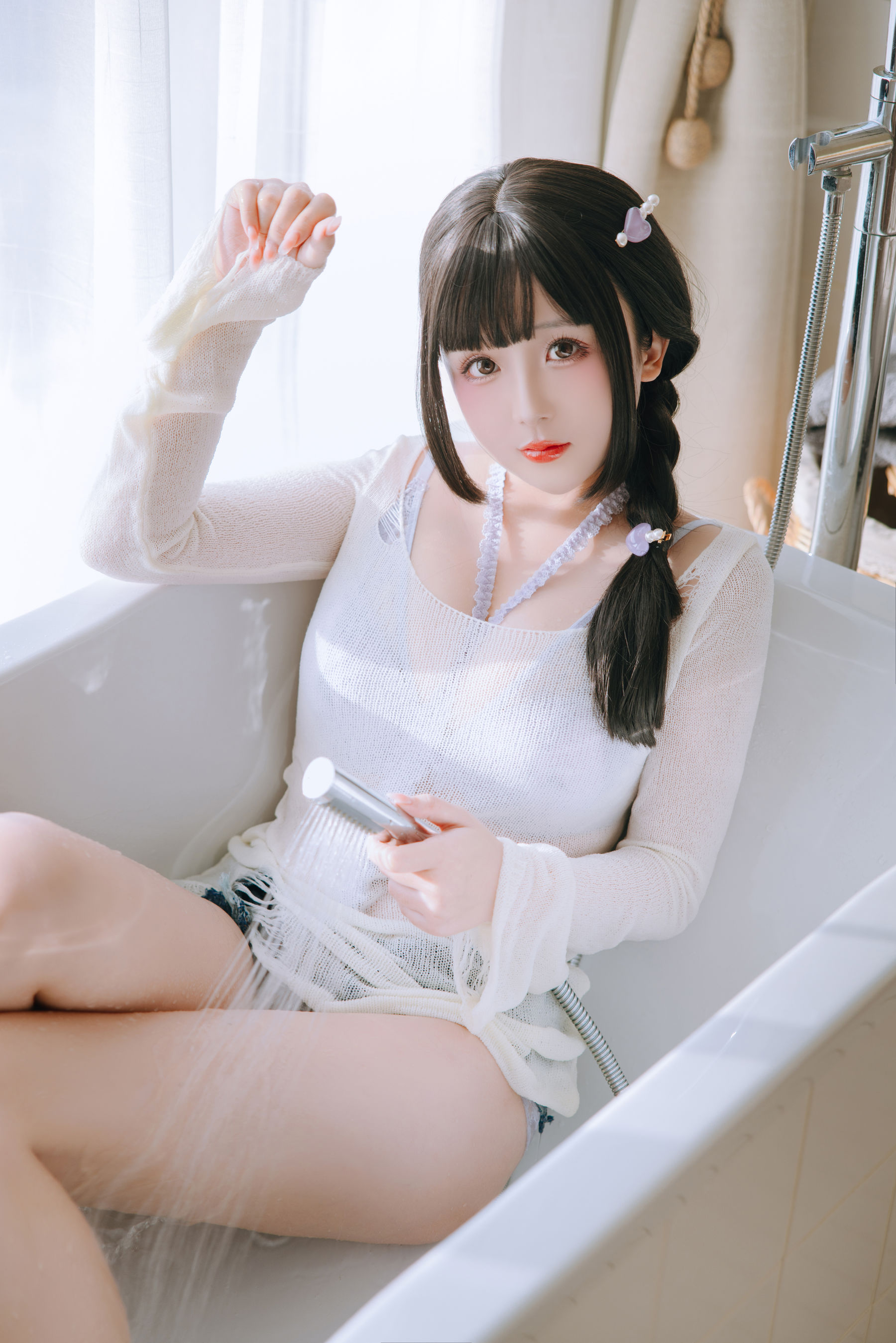 Cosplay 日奈娇 - 牛仔裤人妻  第21张