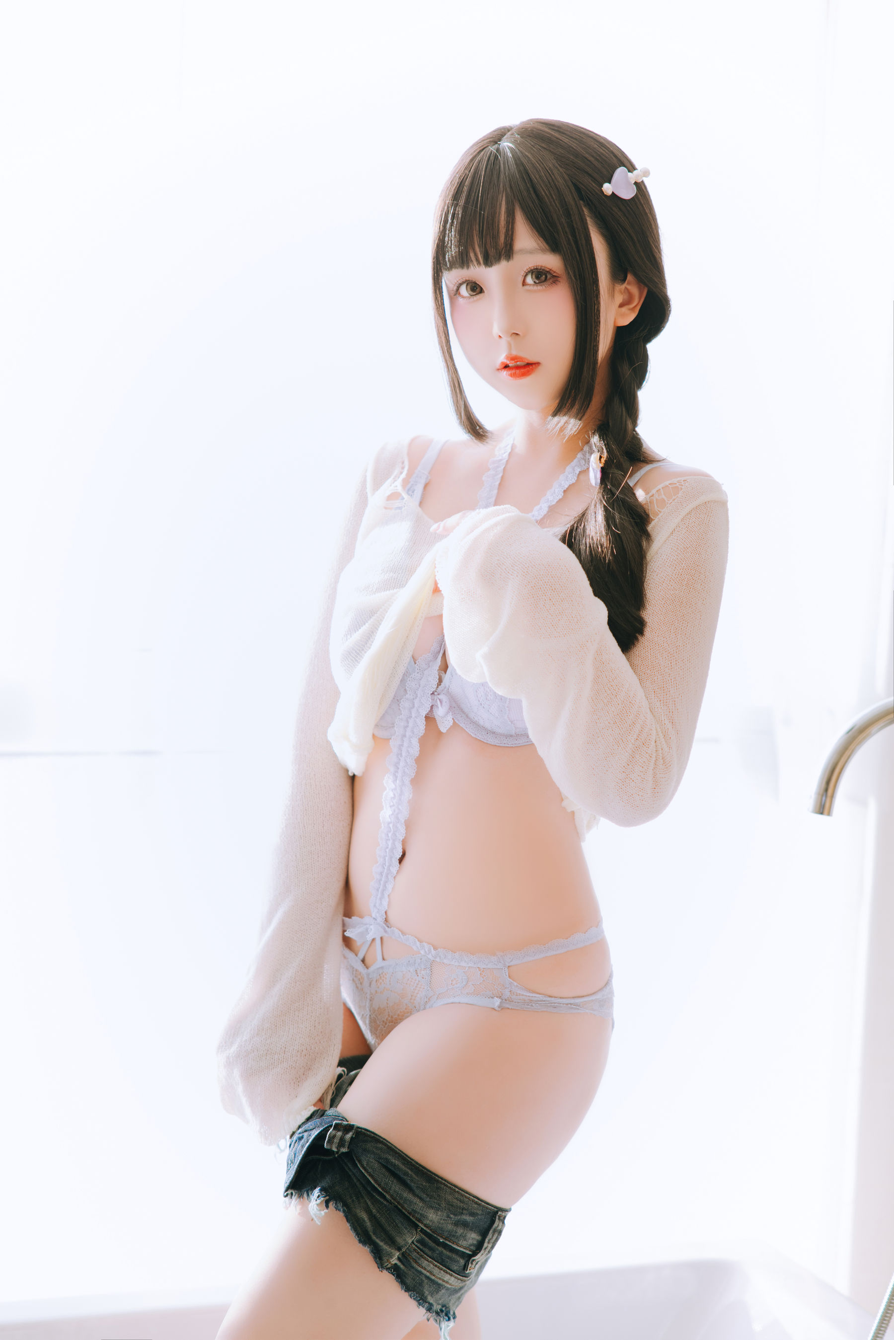 Cosplay 日奈娇 - 牛仔裤人妻  第42张