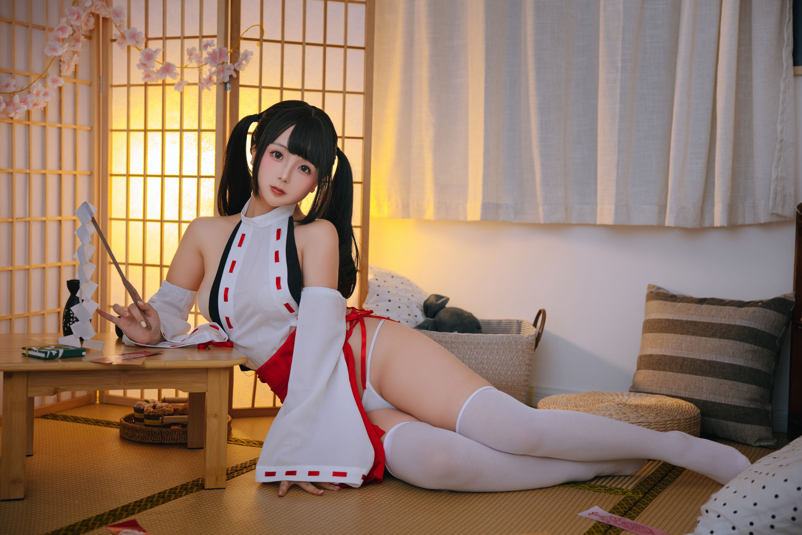 Cosplay 日奈娇 - 御币巫女  第14张
