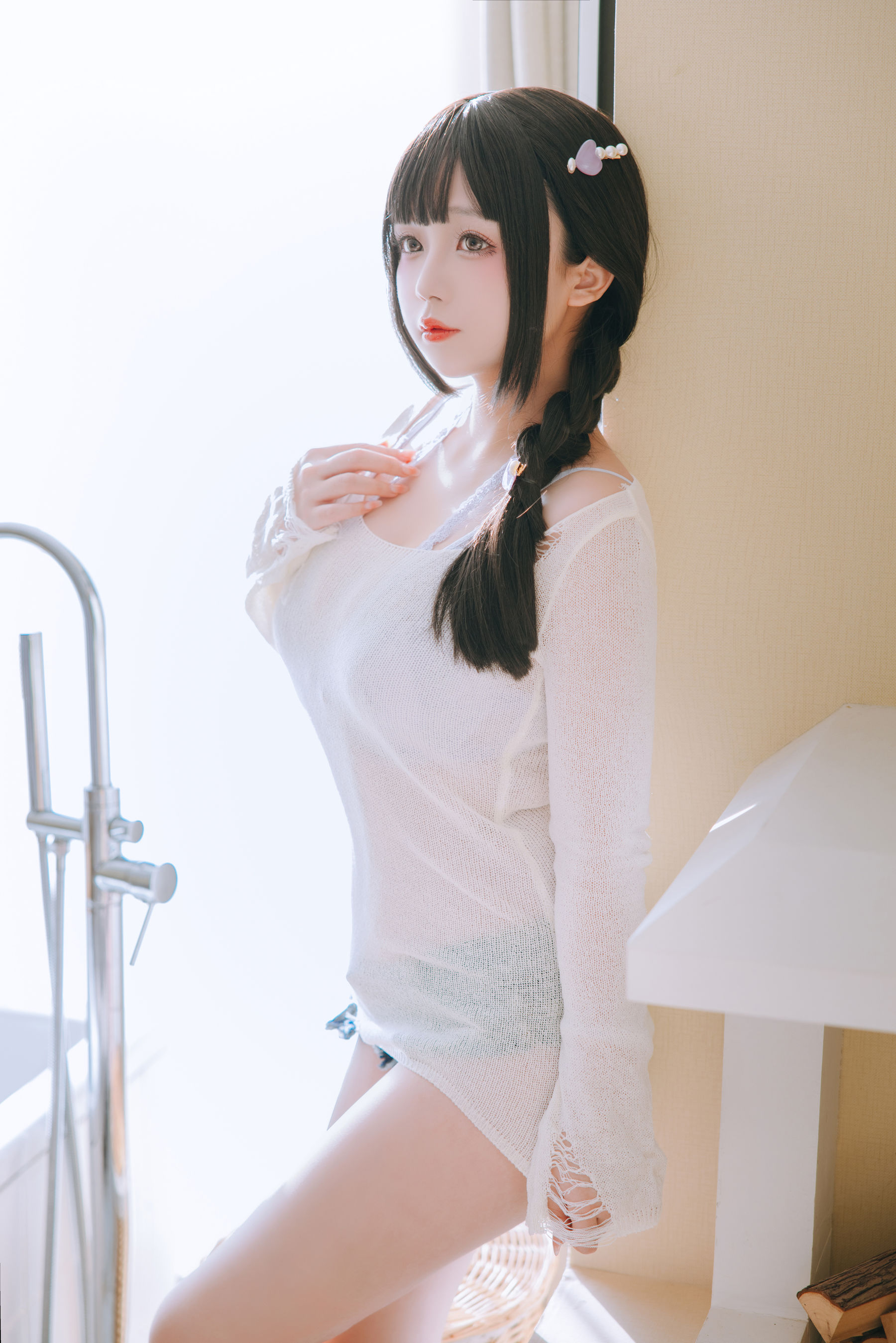 Cosplay 日奈娇 - 牛仔裤人妻  第9张