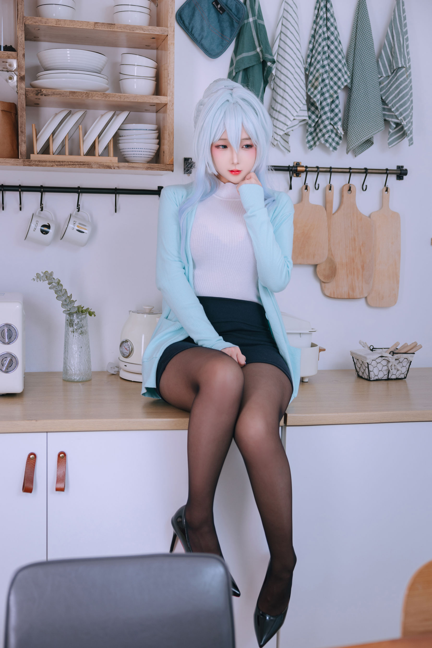 Cosplay 日奈娇 - 未亡人雪女  第8张