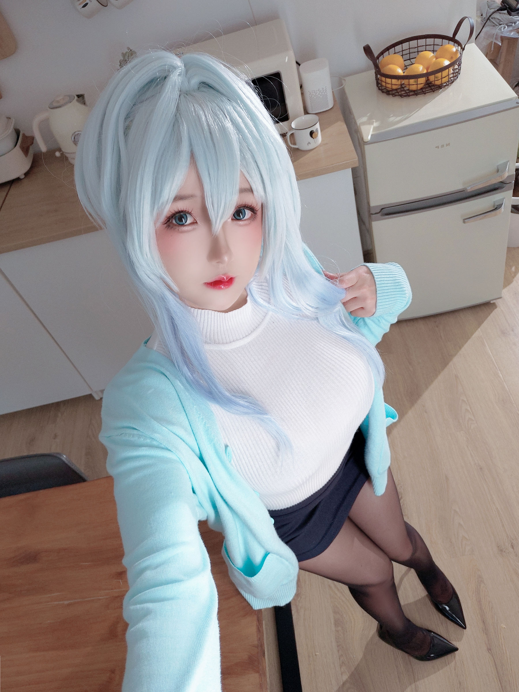 Cosplay 日奈娇 - 未亡人雪女  第35张