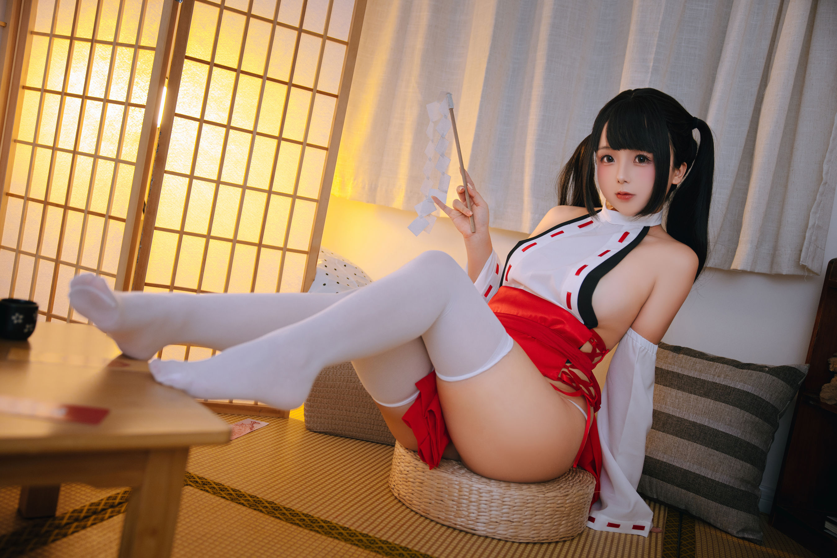 Cosplay 日奈娇 - 御币巫女  第12张